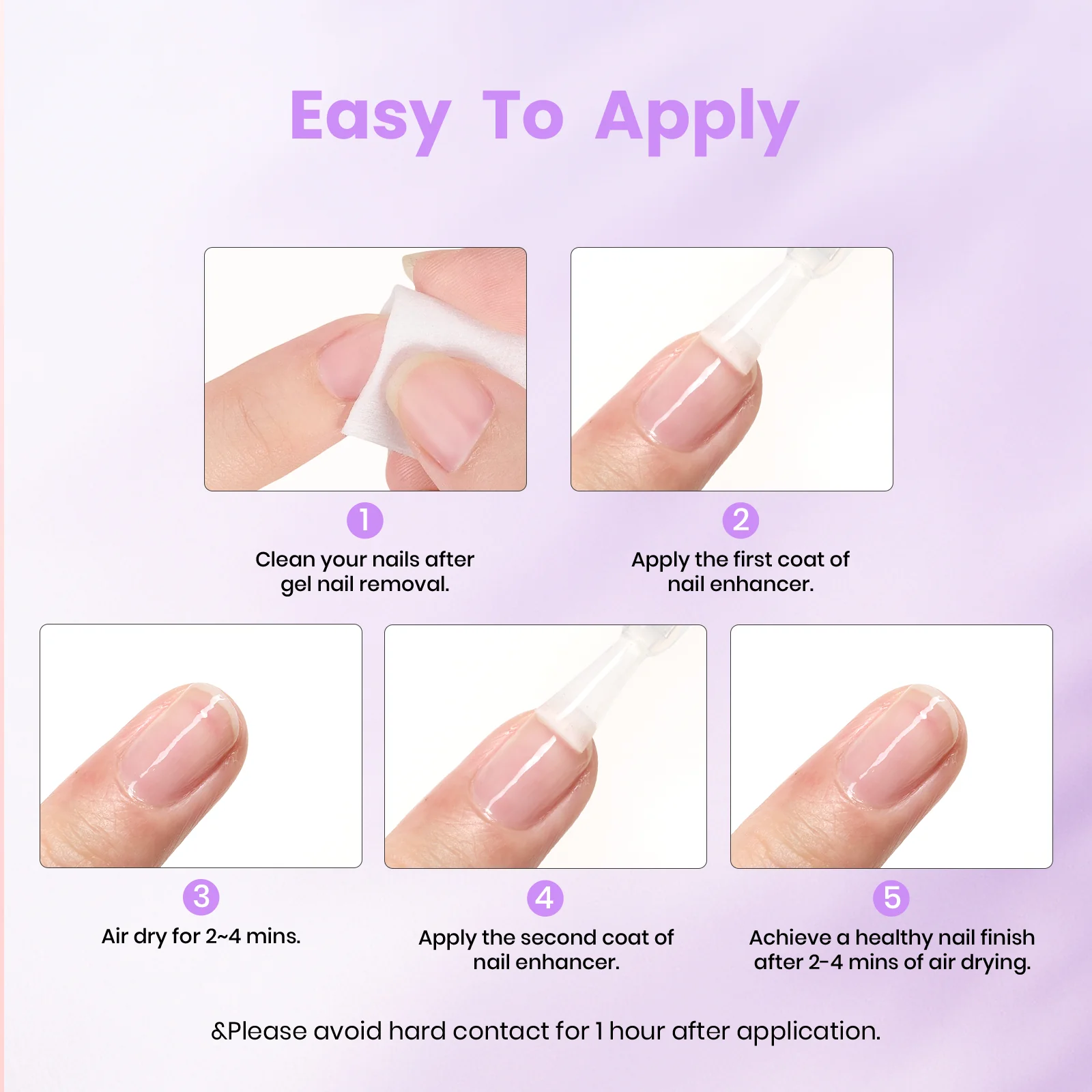Beetles Stay Shining Grape Nail Strengthener 15ml - Image 7