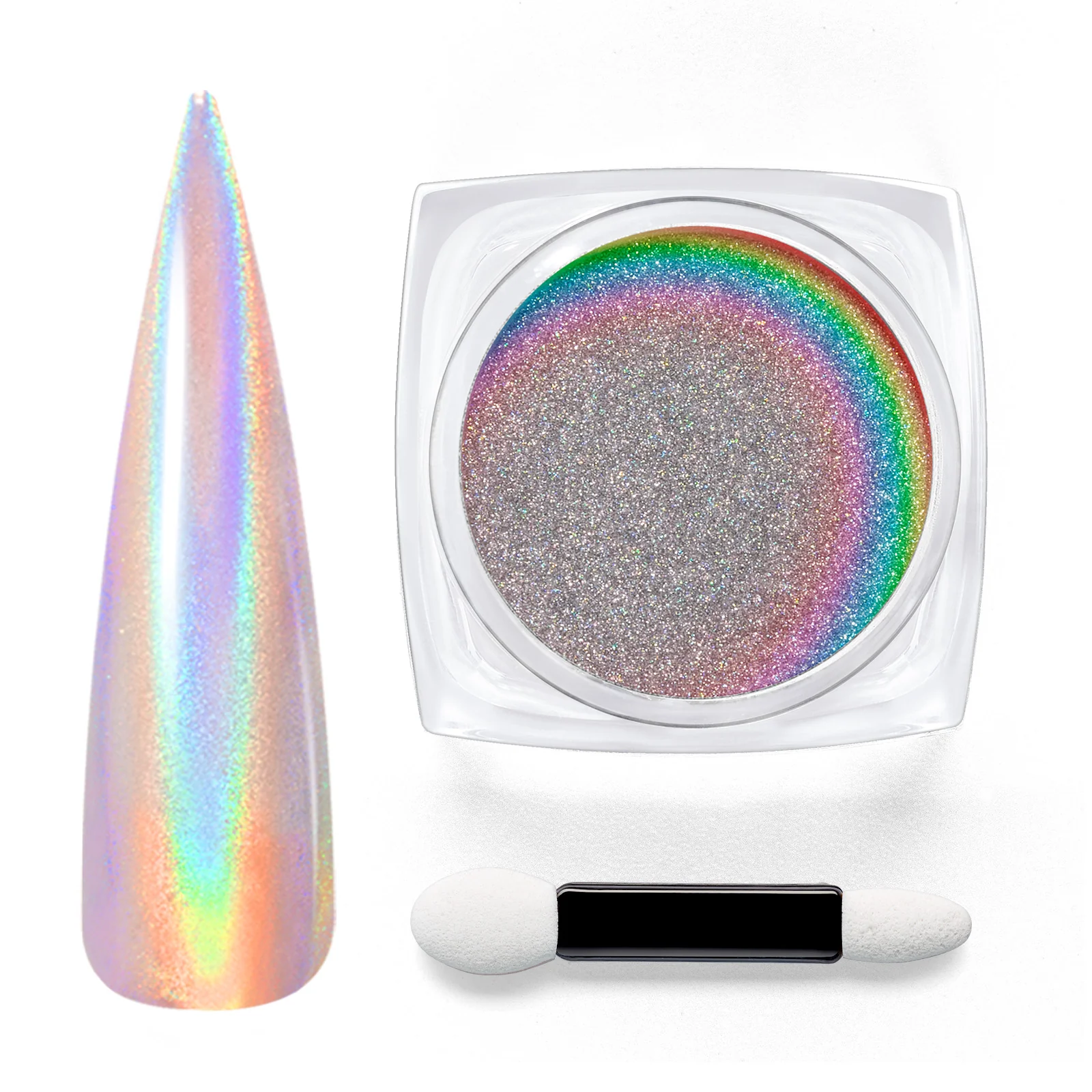 Beetles Stay Shining Holographic Effect Chrome Nail Powder Set - Image 2
