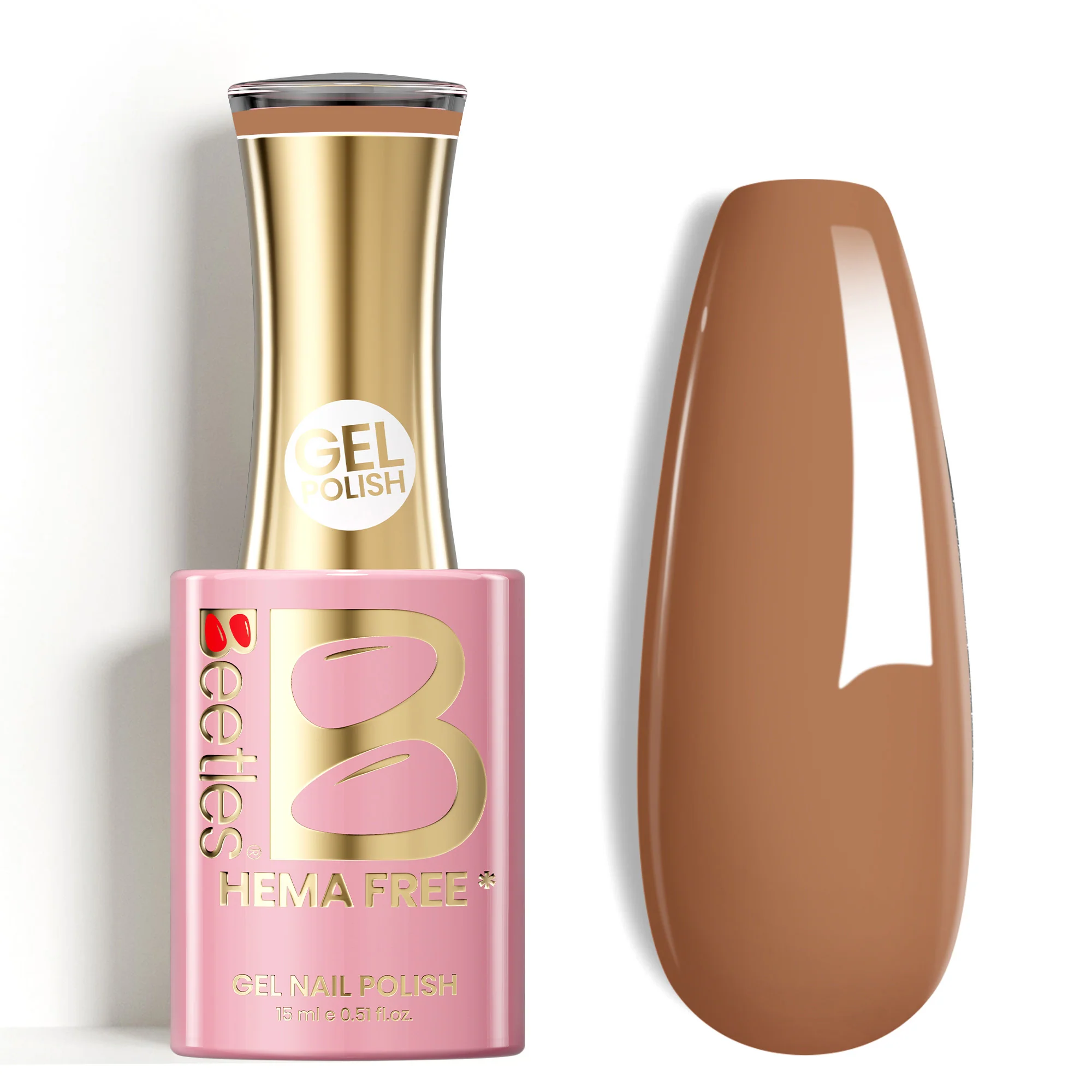 Beetles Stay Shining Latte Haze HEMA Free TPO Free Gel Nail Polish 15ml