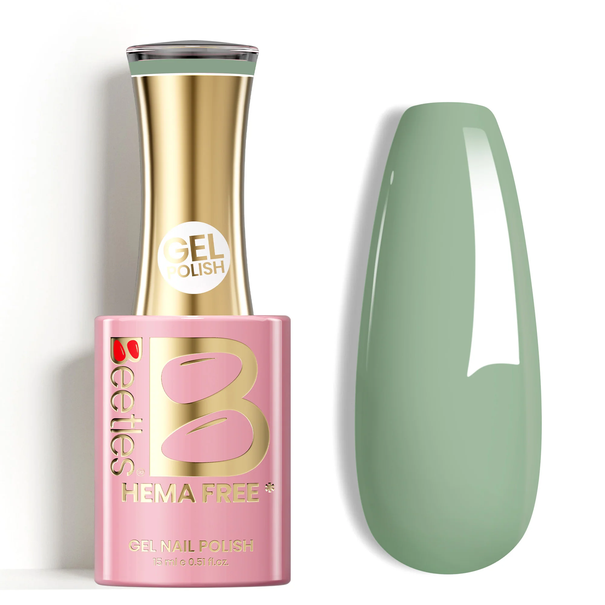 Beetles Stay Shining Matcha Latte HEMA Free TPO Free Gel Nail Polish 15ml