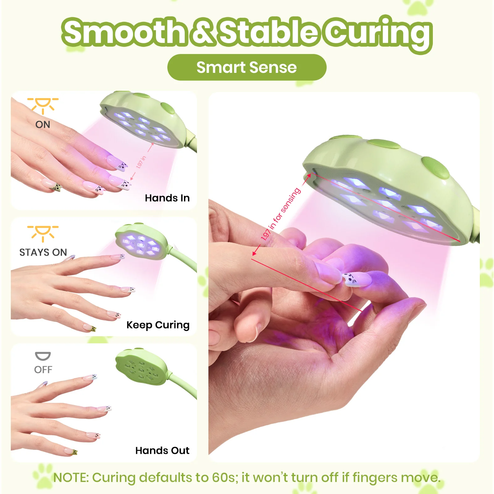 Beetles Stay Shining Meowgic LemonMeow Nail Lamp - Image 4