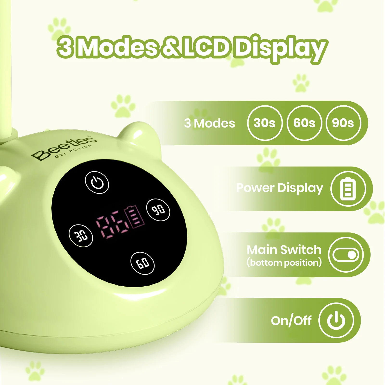 Beetles Stay Shining Meowgic LemonMeow Nail Lamp - Image 5