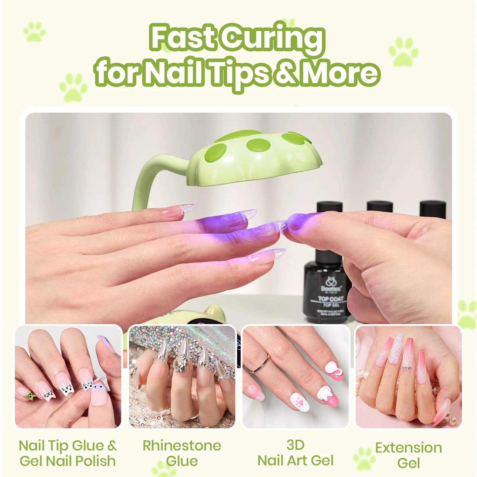 Beetles Stay Shining Meowgic LemonMeow Nail Lamp - Image 6