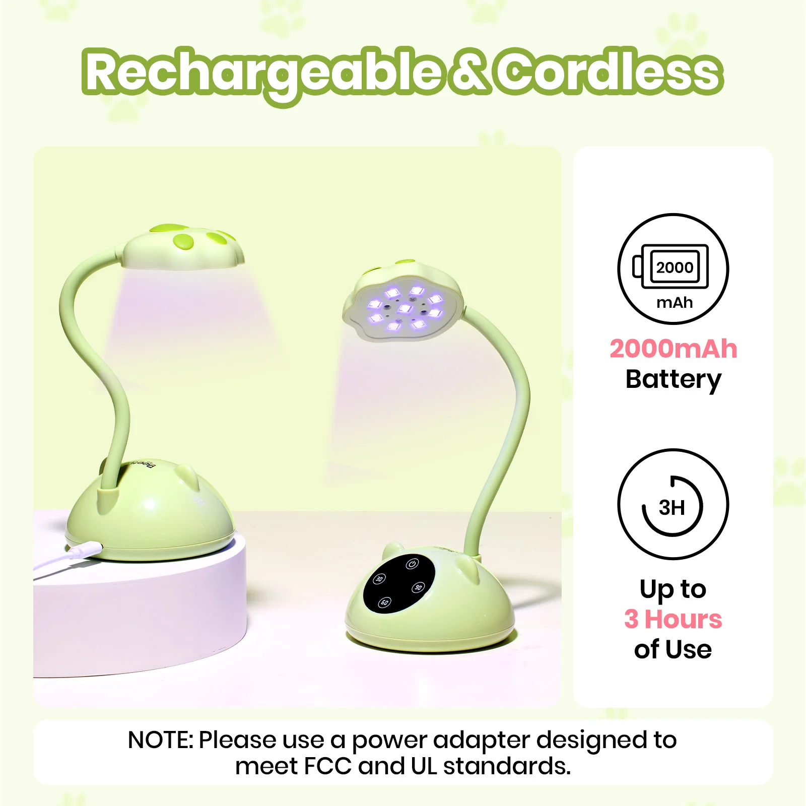 Beetles Stay Shining Meowgic LemonMeow Nail Lamp - Image 8