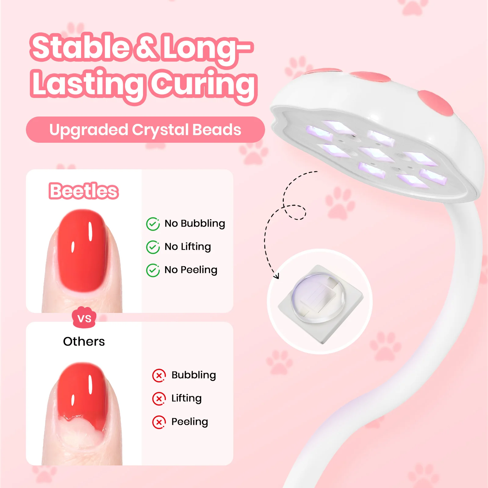 Beetles Stay Shining Meowgic MilkKitty Nail Lamp - Image 3