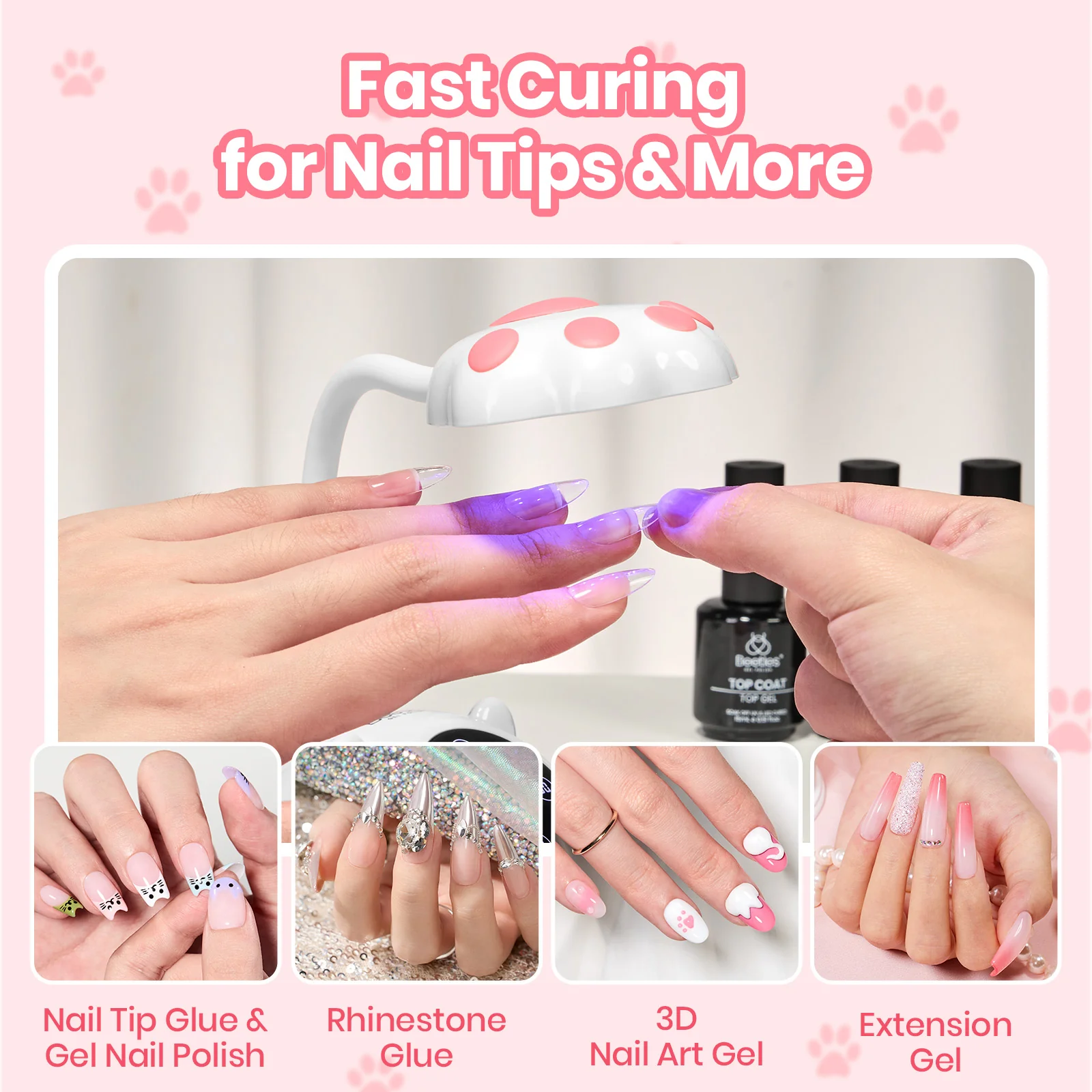 Beetles Stay Shining Meowgic MilkKitty Nail Lamp - Image 6