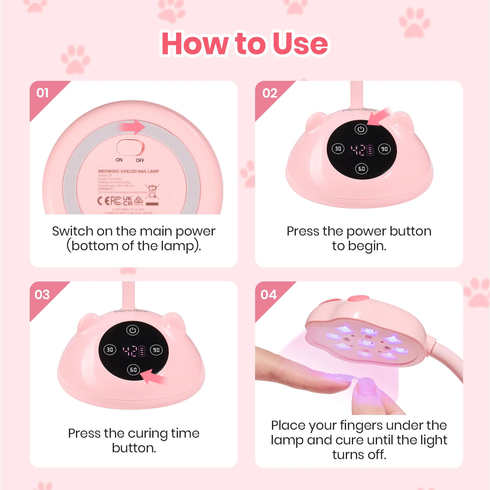 Beetles Stay Shining Meowgic StrawPurr Nail Lamp - Image 10