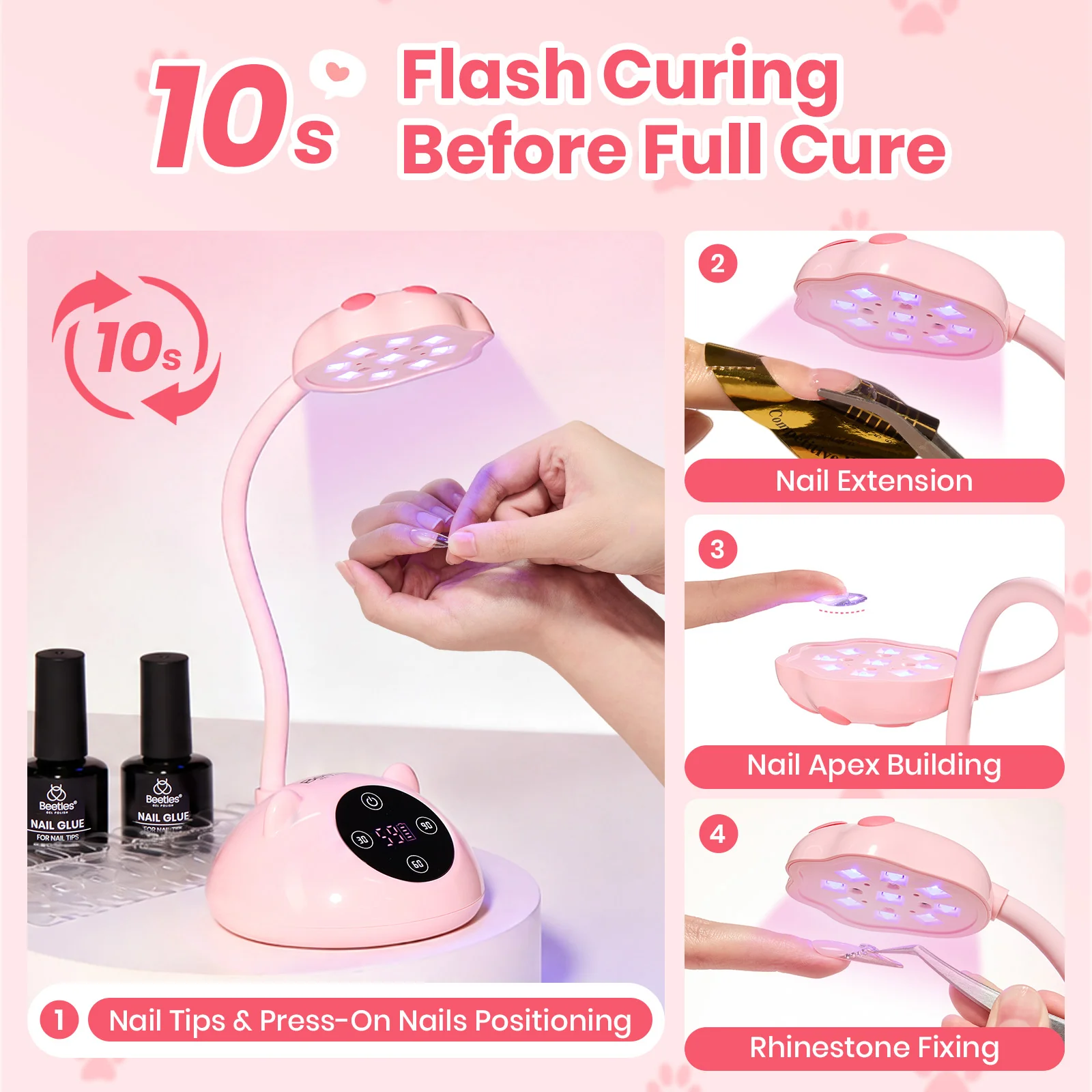 Beetles Stay Shining Meowgic StrawPurr Nail Lamp - Image 2