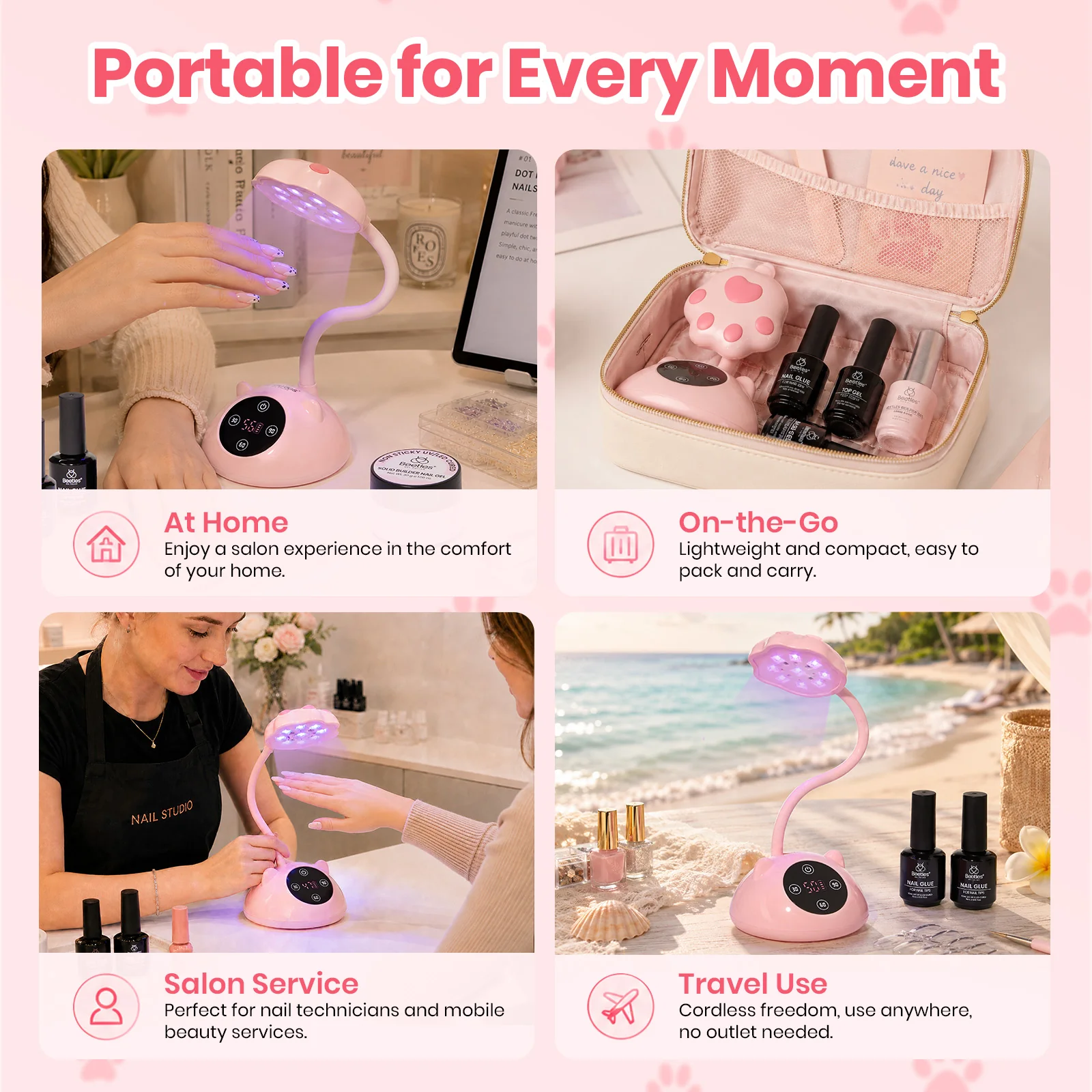 Beetles Stay Shining Meowgic StrawPurr Nail Lamp - Image 5