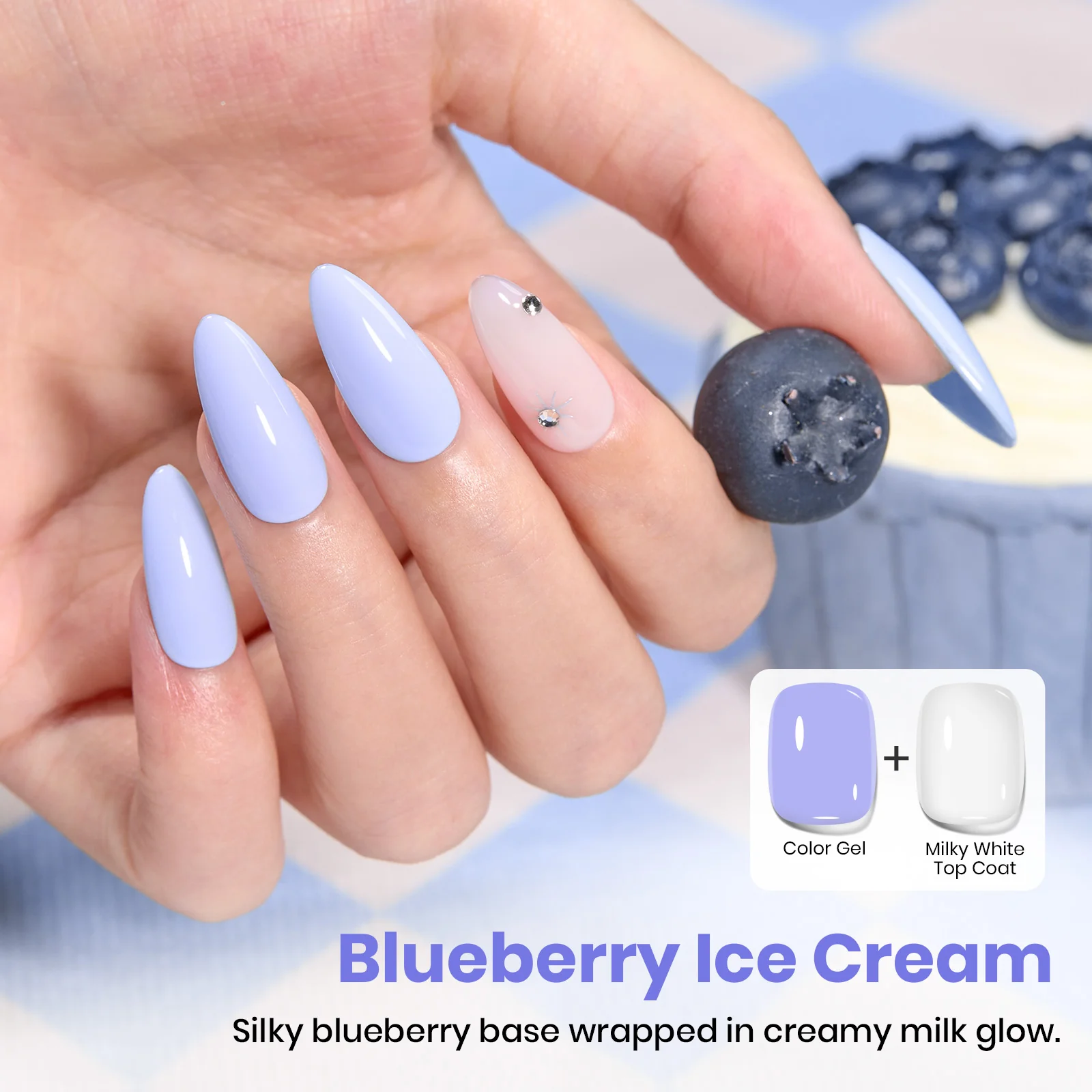 Beetles Stay Shining Milky White Top Coat HEMA Free & TPO Free 15ml - Image 8