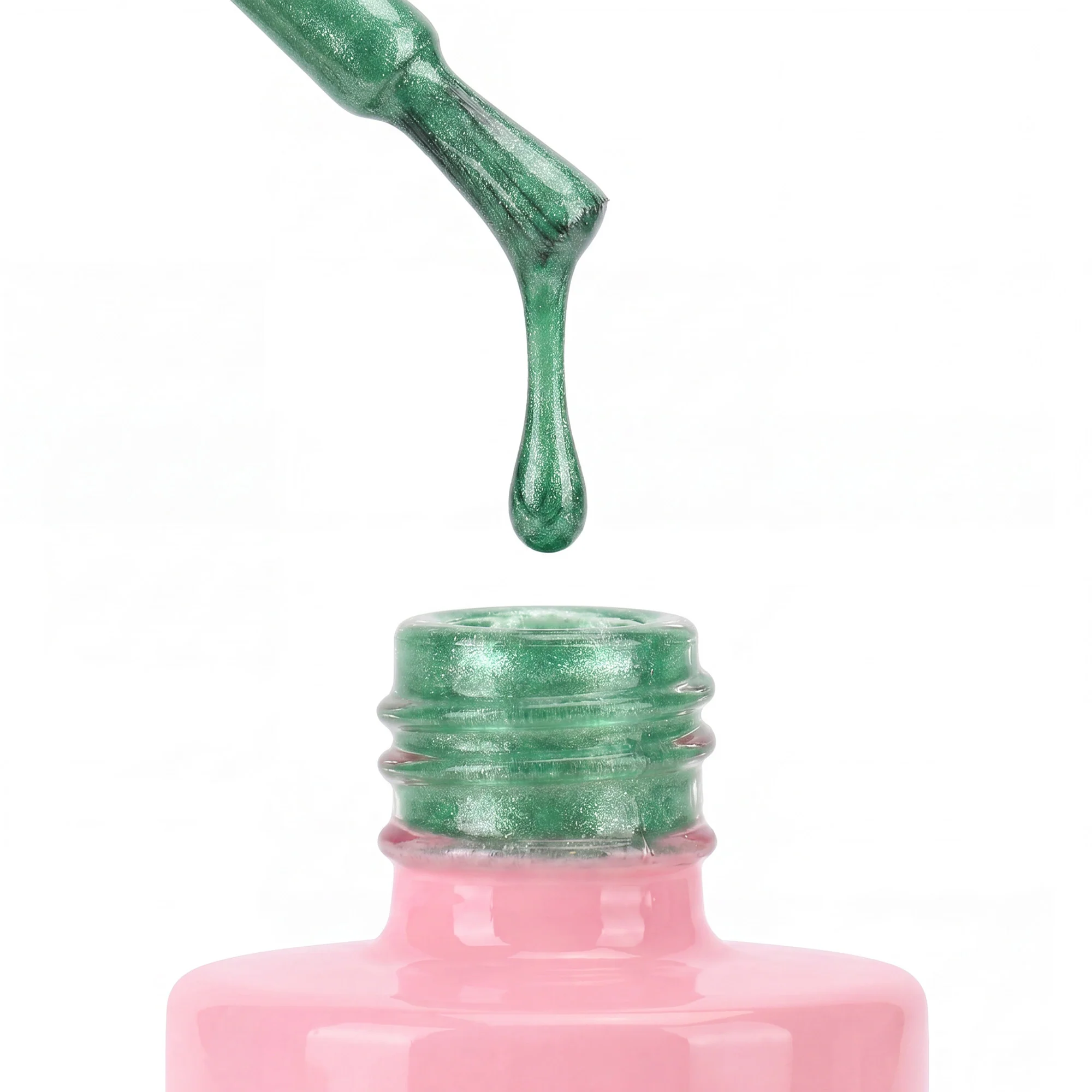 Beetles Stay Shining Minty Glea HEMA Free TPO Free Cat Eye Gel Polish 15ml with Magnet - Image 5