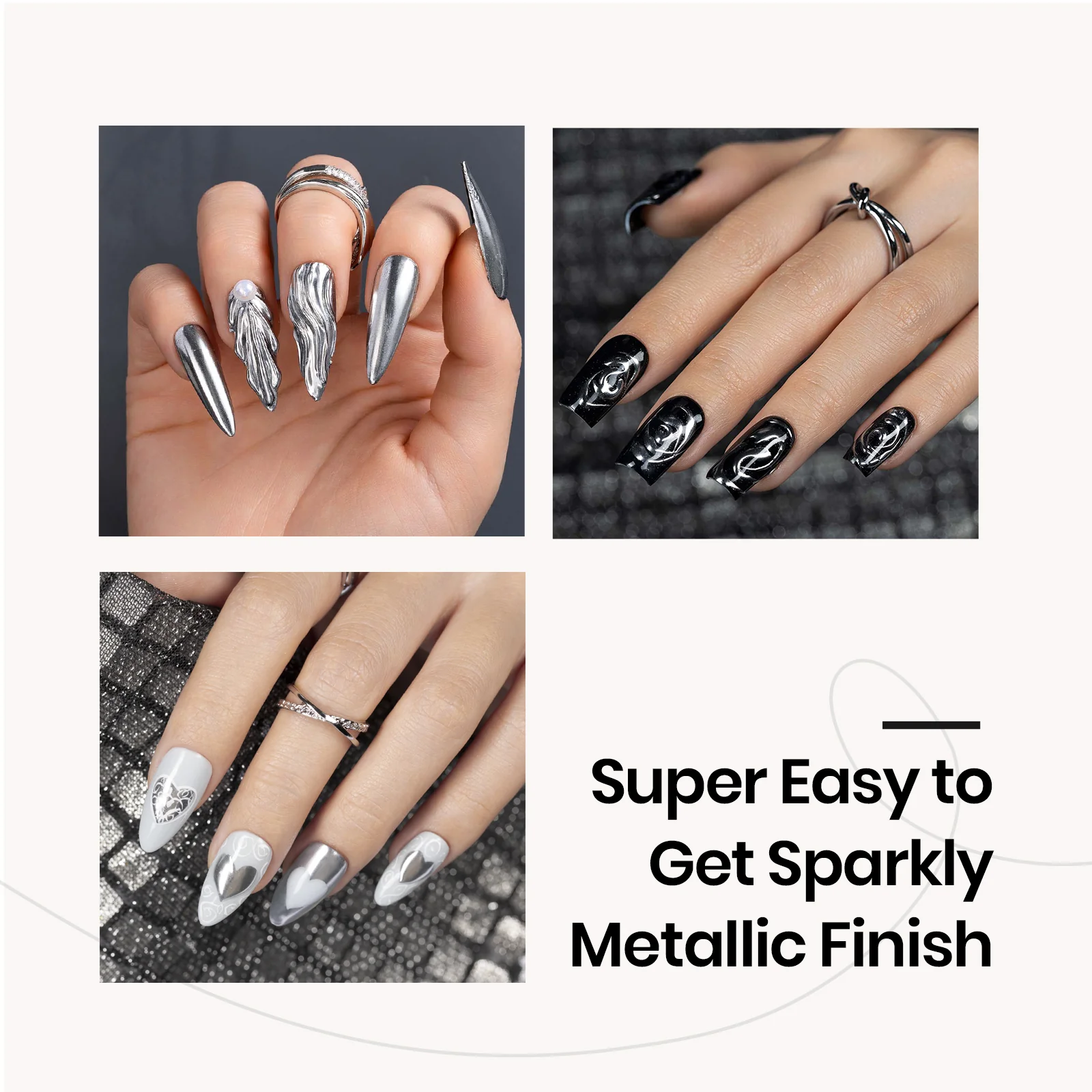 Beetles Stay Shining Mirror Effect Chrome Nail Powder - Image 6