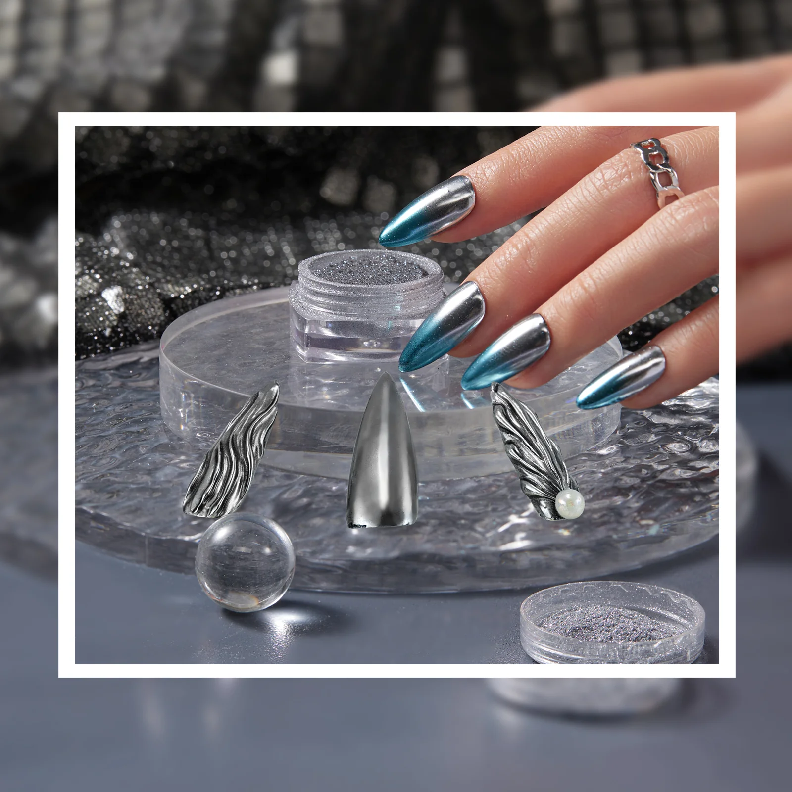Beetles Stay Shining Mirror Effect Chrome Nail Powder - Image 8