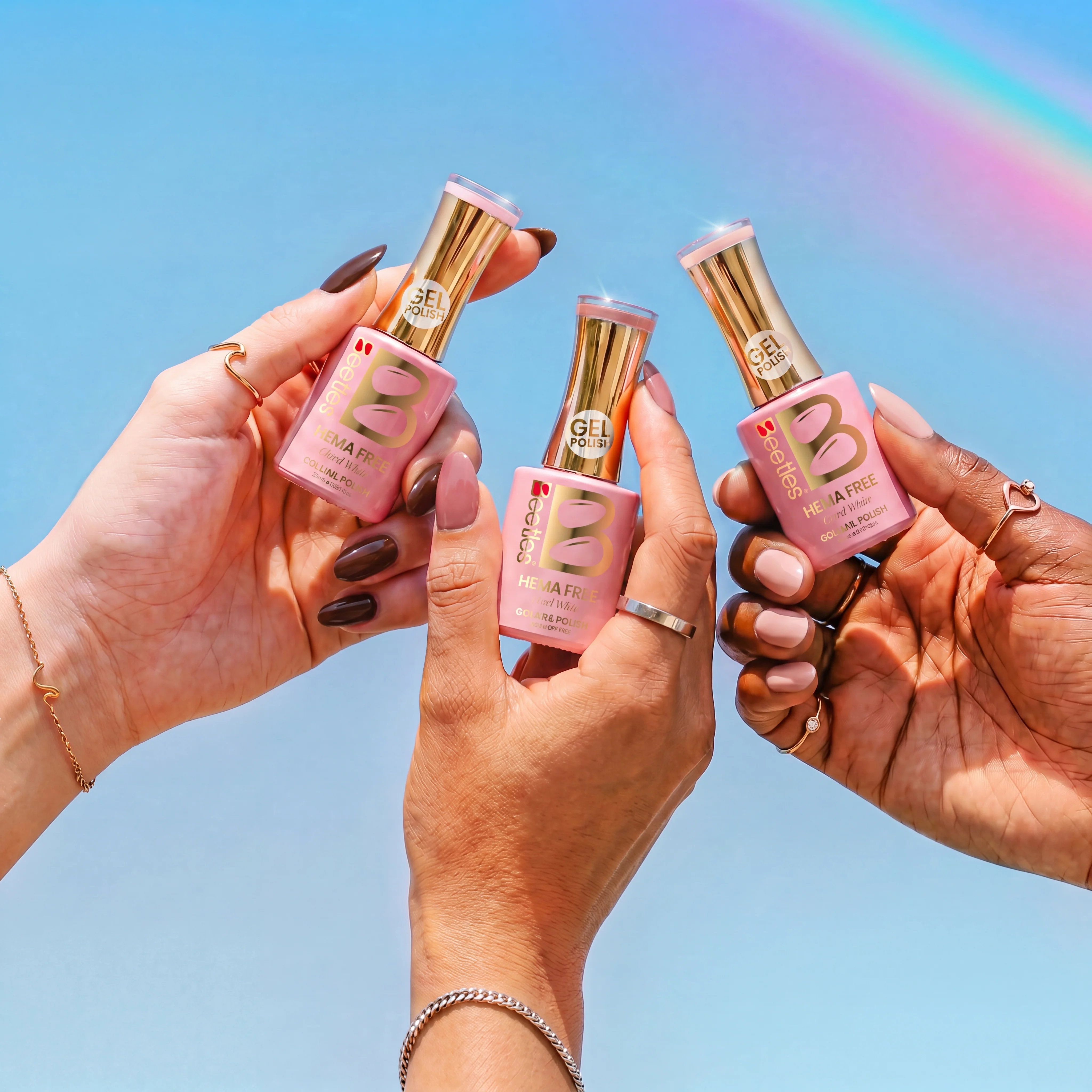 Beetles Stay Shining Neutral Colors HEMA Free TPO Free 6 Colors Gel Nail Polish Set 7.5ml - Image 5