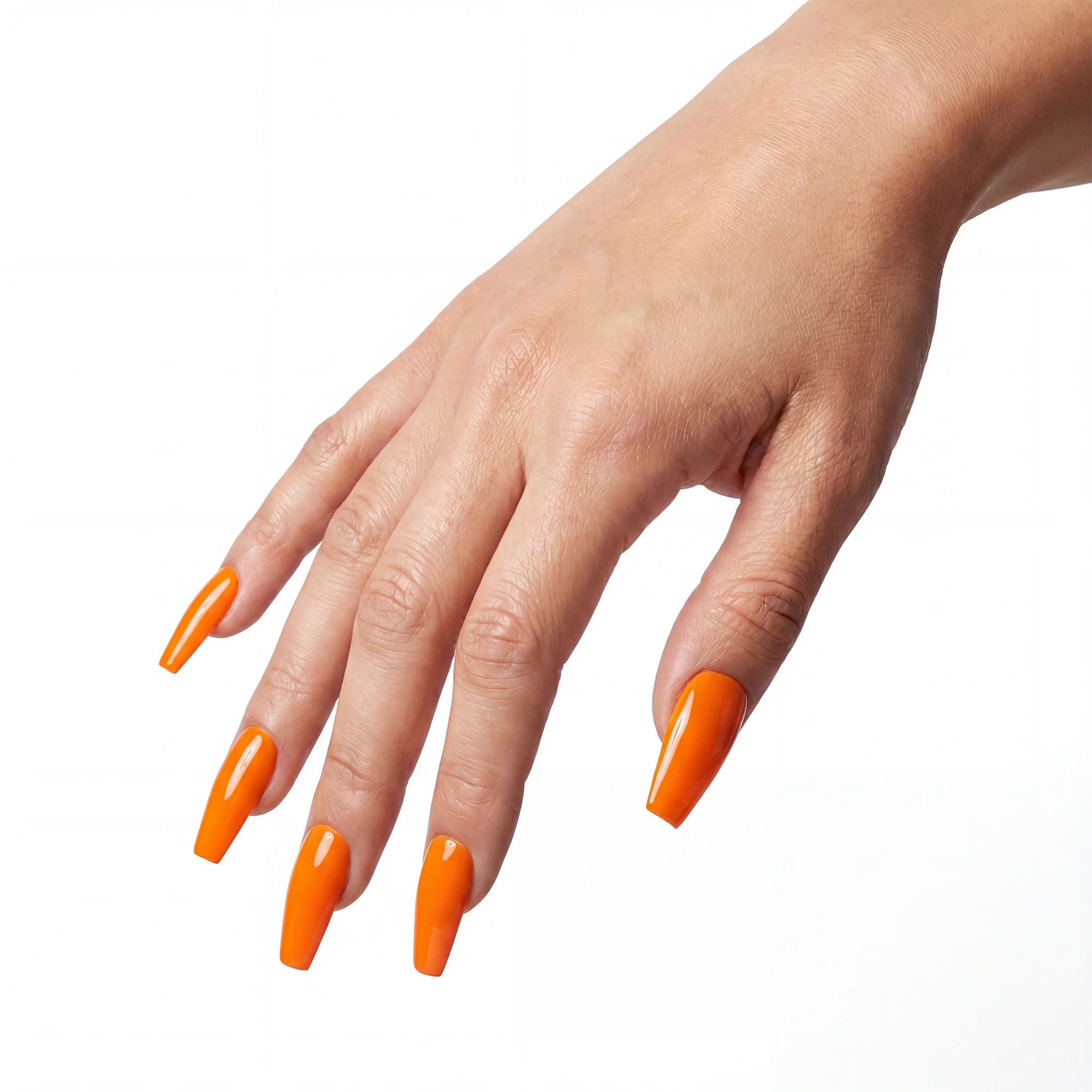 Beetles Stay Shining Orange HEMA Free TPO Free Gel Nail Polish 15ml - Image 2