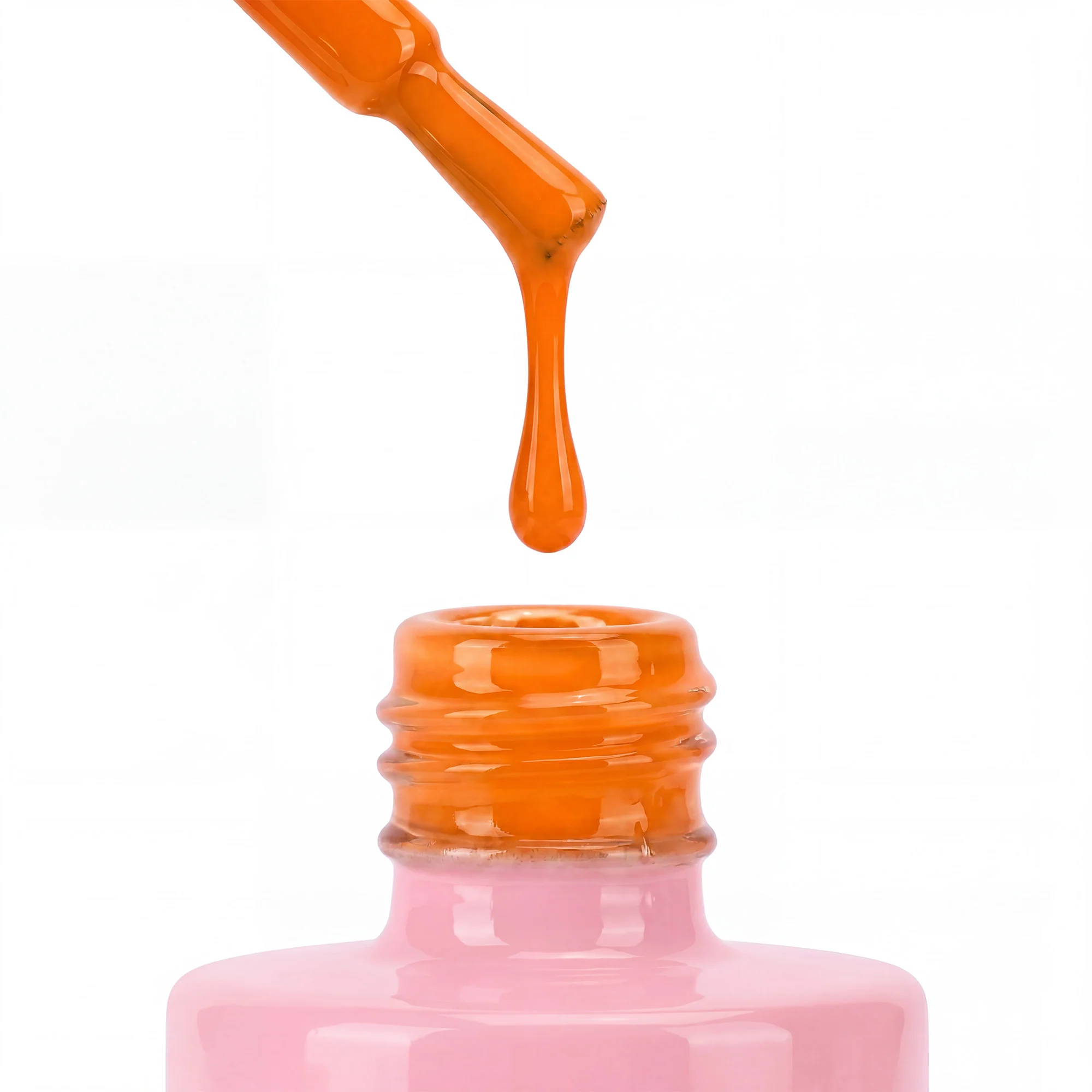 Beetles Stay Shining Orange HEMA Free TPO Free Gel Nail Polish 15ml - Image 5
