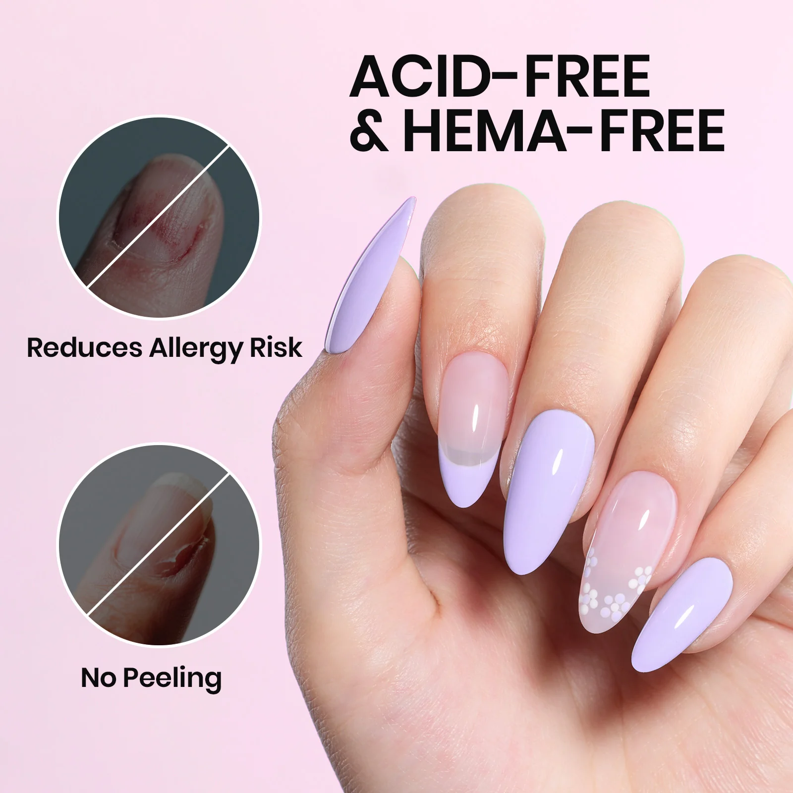 Beetles Stay Shining Protein Nail Prep Dehydrator and Primer HEMA Free & TPO Free 2Pcs Set 15ml - Image 5