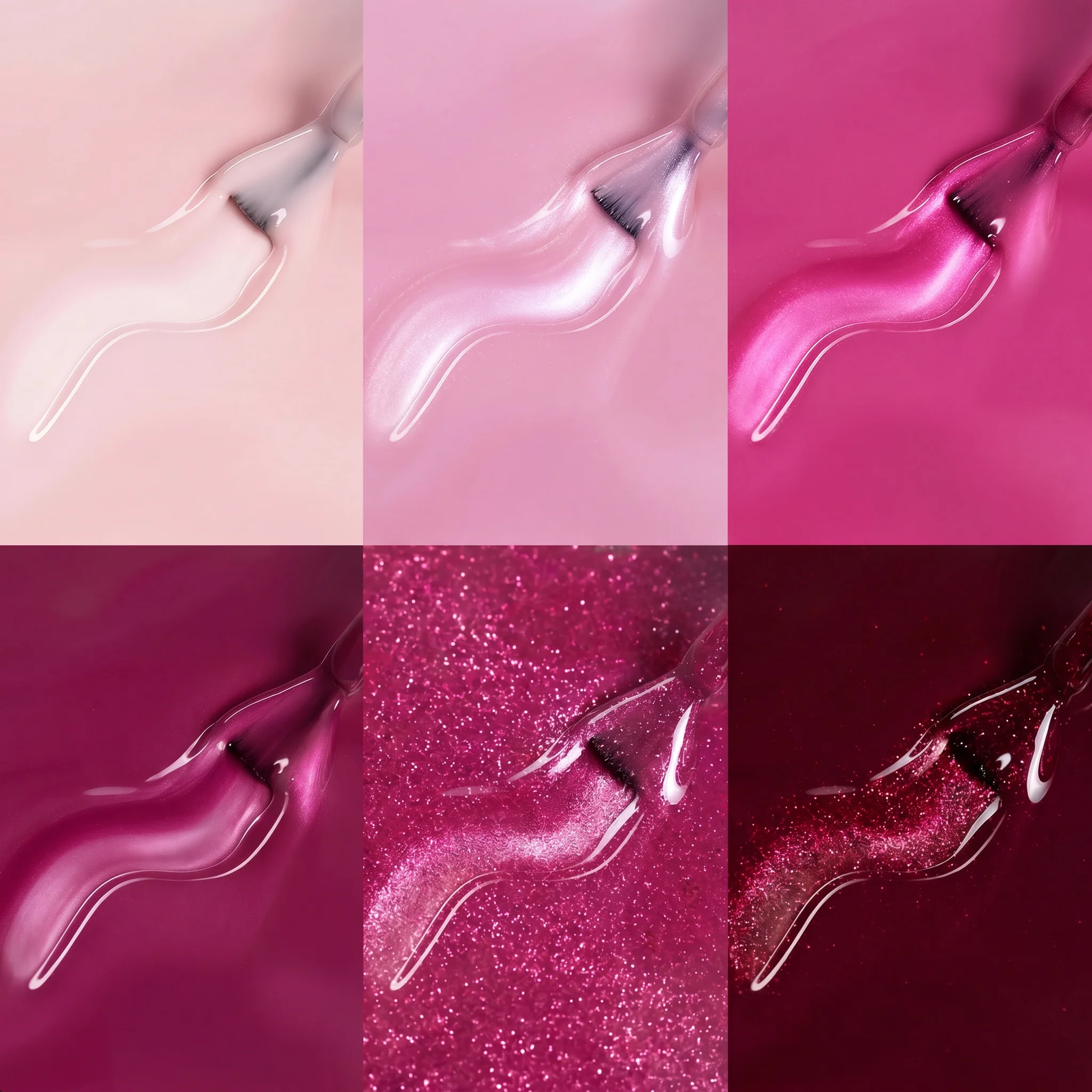 Beetles Stay Shining Pulse of Love HEMA Free TPO Free 6 Colors Cat Eye Gel Polish Set 7.5ml - Image 2