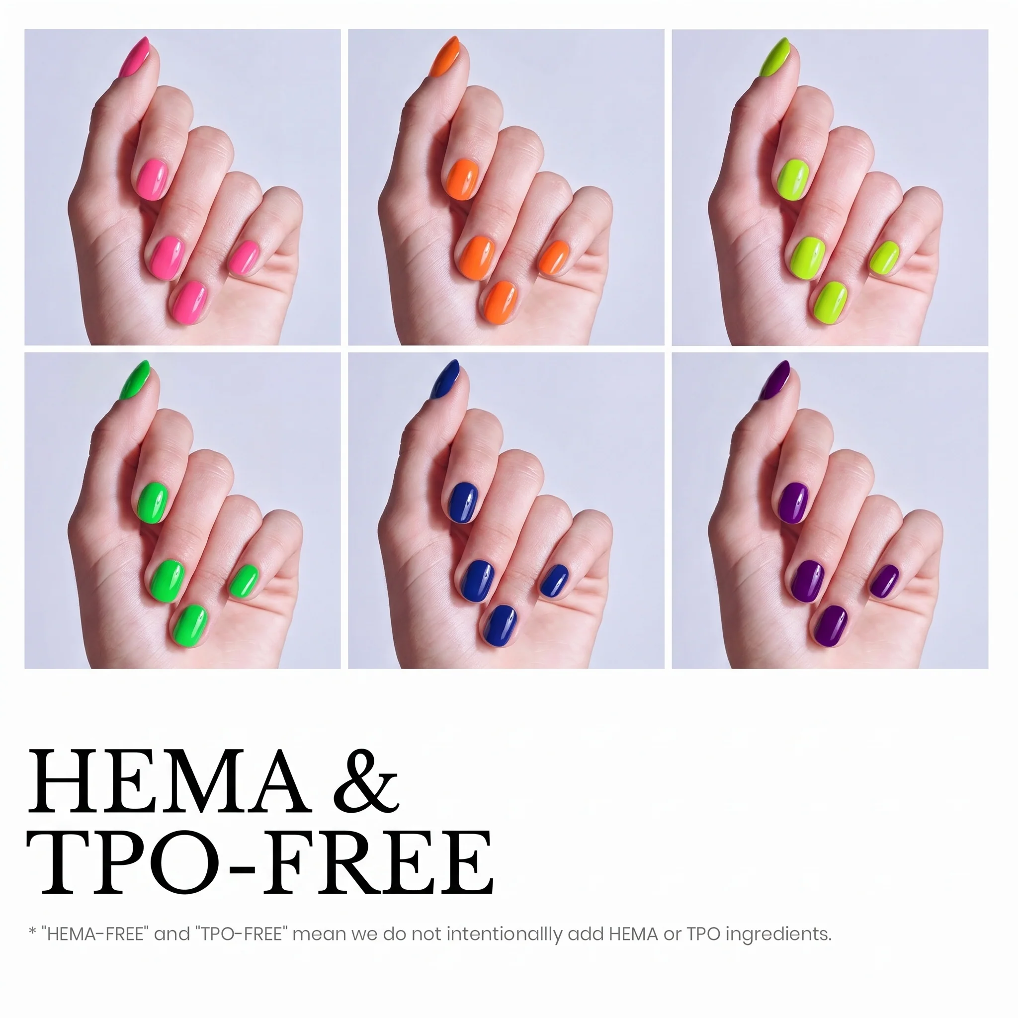 Beetles Stay Shining Refreshing Style HEMA Free TPO Free 6 Colors Gel Nail Polish Set 7.5ml - Image 3