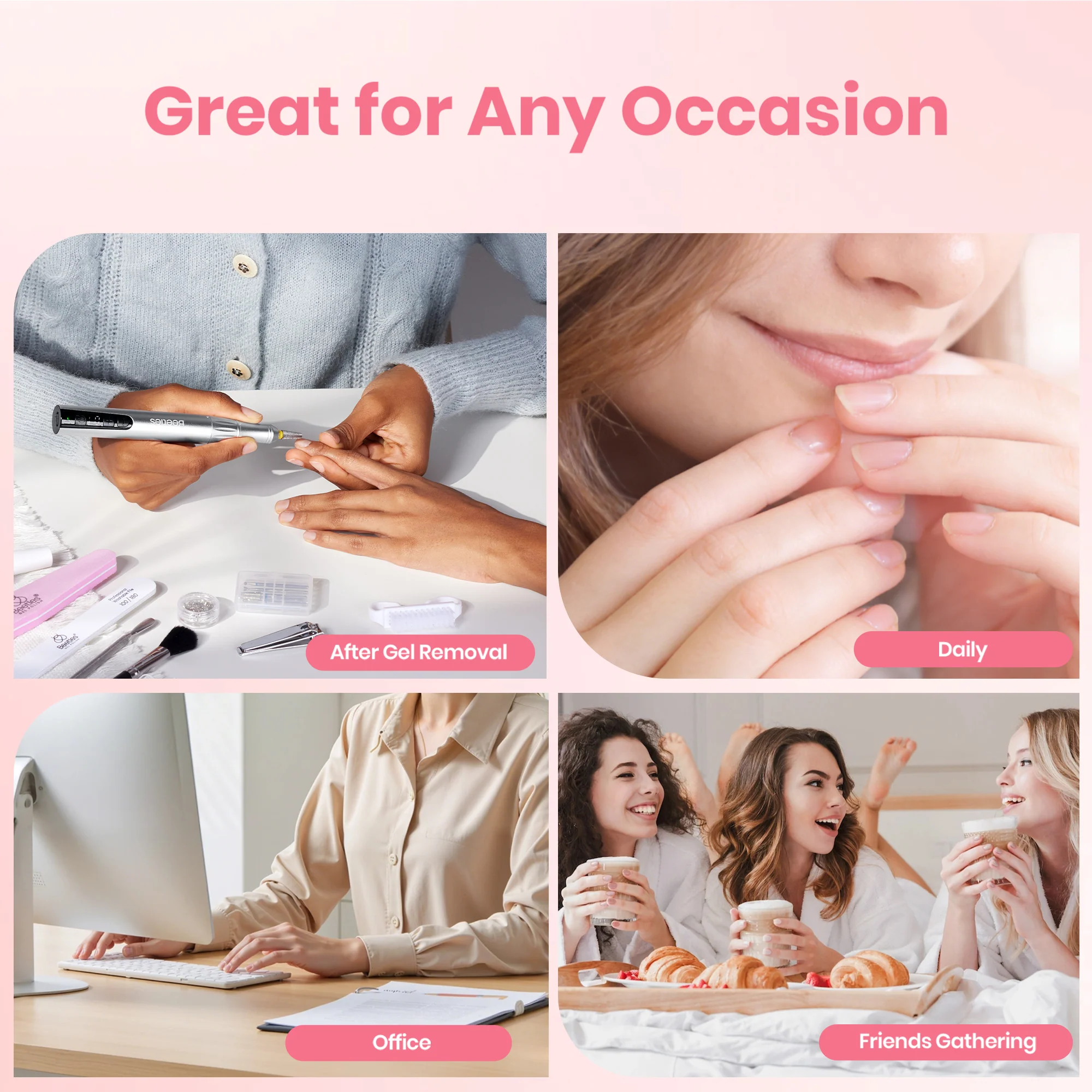 Beetles Stay Shining Strawberry Nail Strengthener 15ml - Image 6