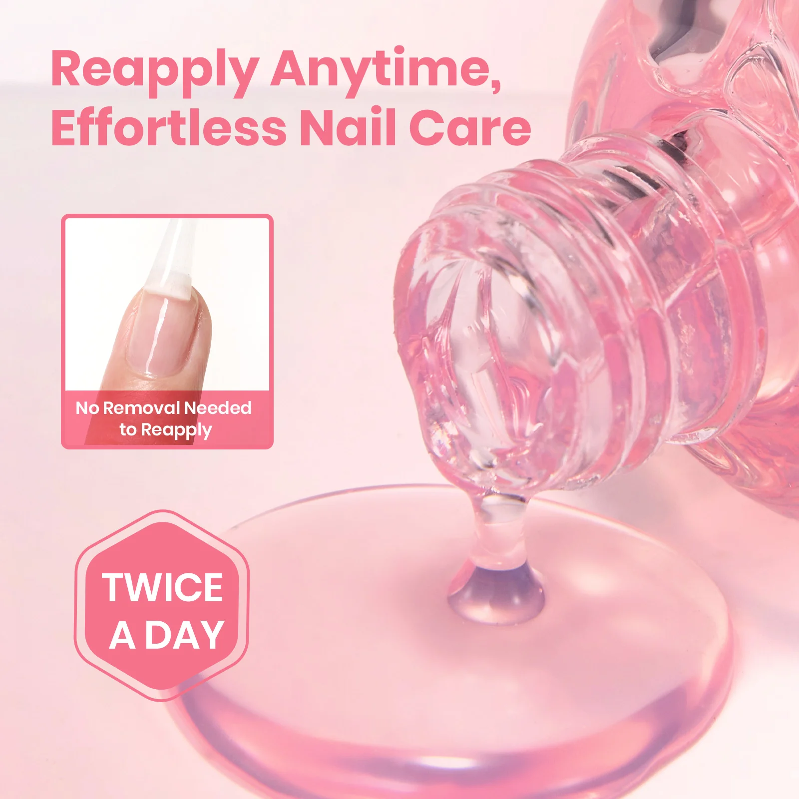Beetles Stay Shining Strawberry Nail Strengthener 15ml - Image 8