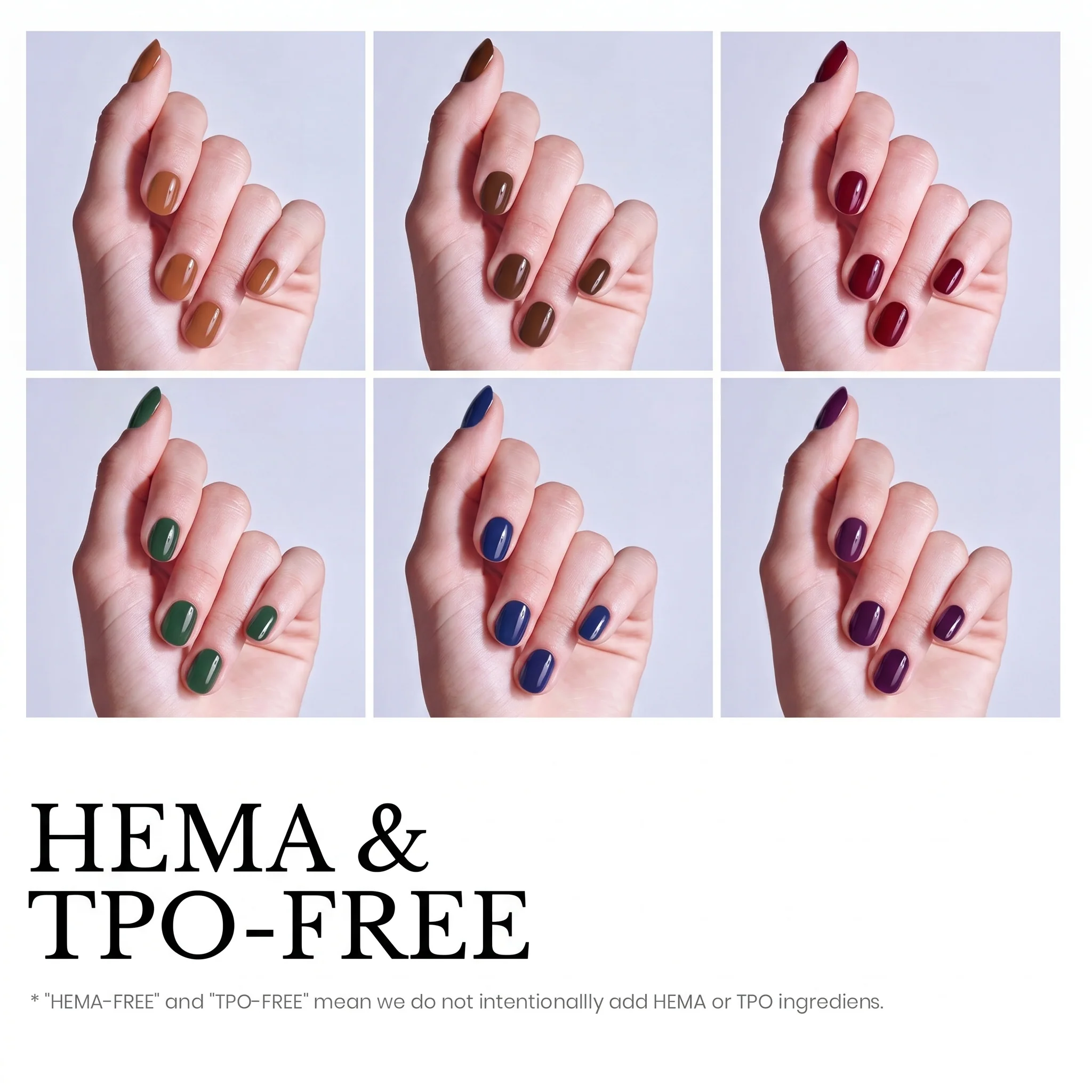 Beetles Stay Shining Twilight Grove Whisper HEMA Free TPO Free 6 Colors Gel Nail Polish Set 7.5ml - Image 3