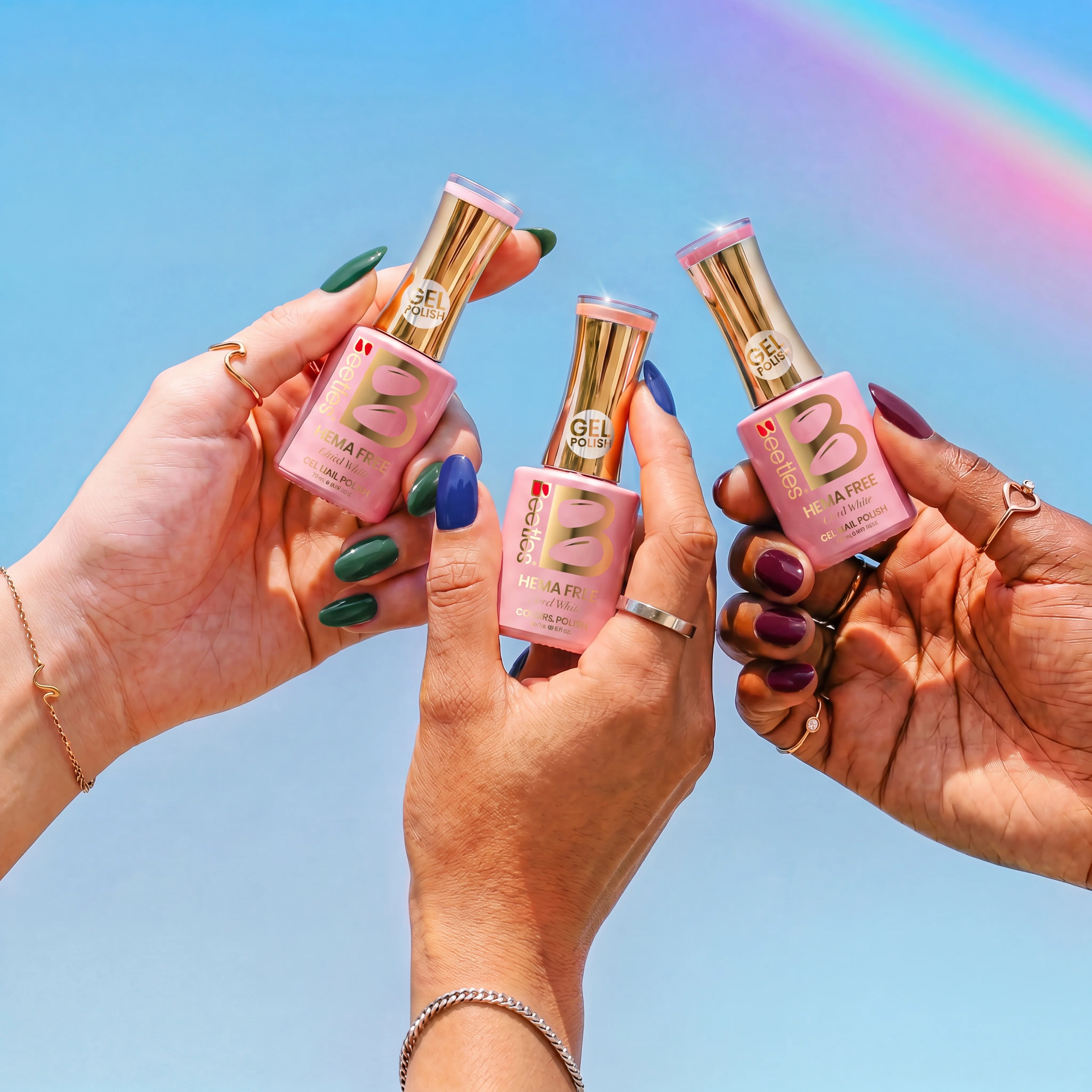 Beetles Stay Shining Twilight Grove Whisper HEMA Free TPO Free 6 Colors Gel Nail Polish Set 7.5ml - Image 5