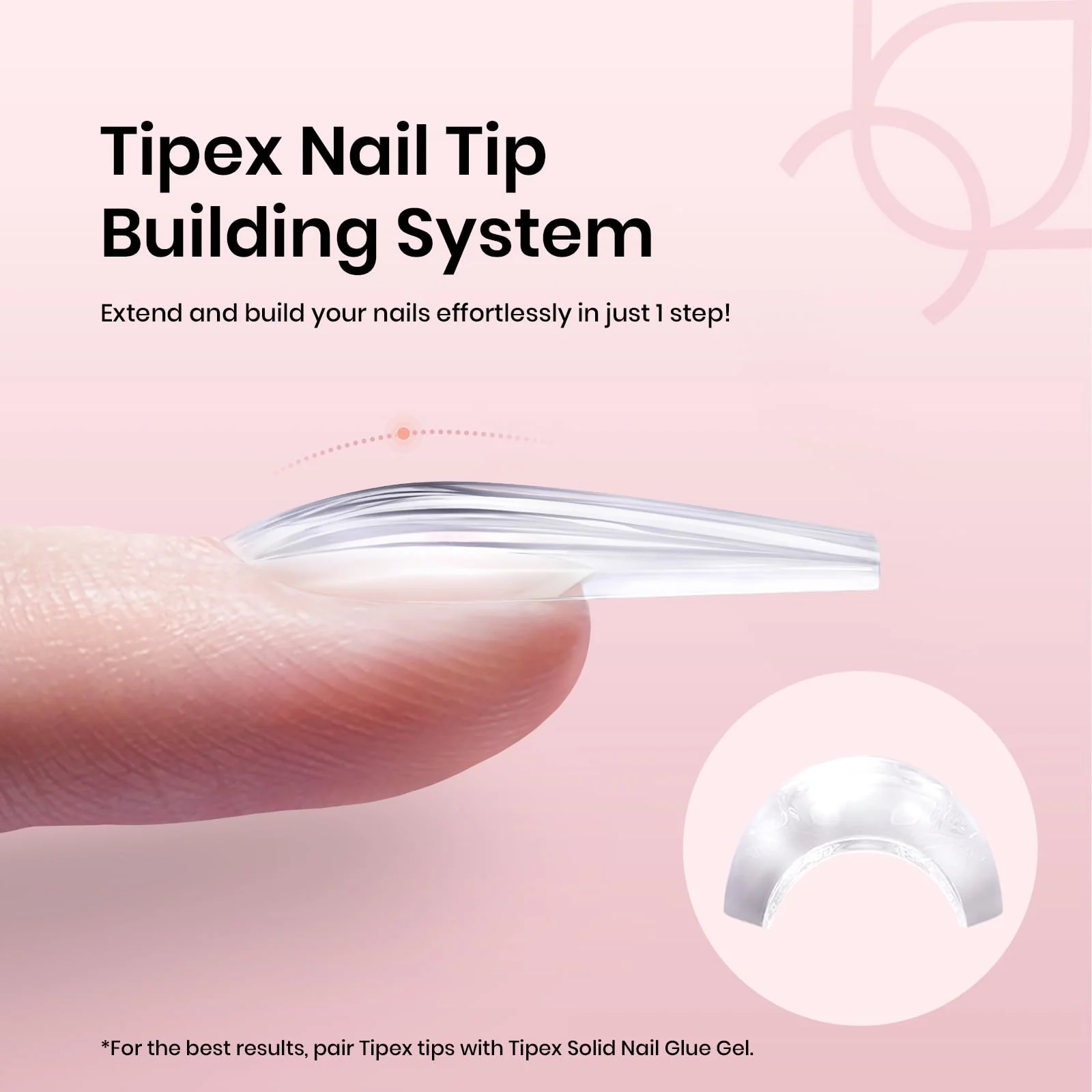 Beetles Stiletto Coffin  Long Tipex Nail Tips | 192 pcs - Image 5