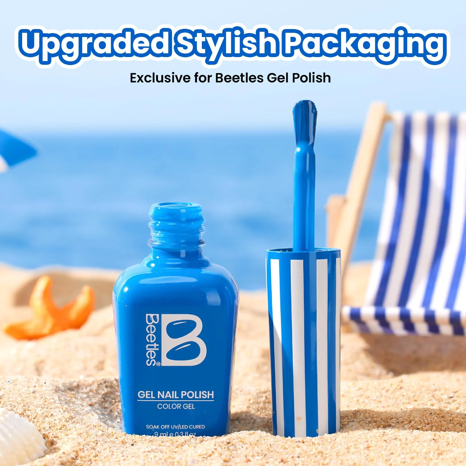 Beetles Summer Voyage - Riviera Rush Summer Neon Blue Nails 9ml - Image 2