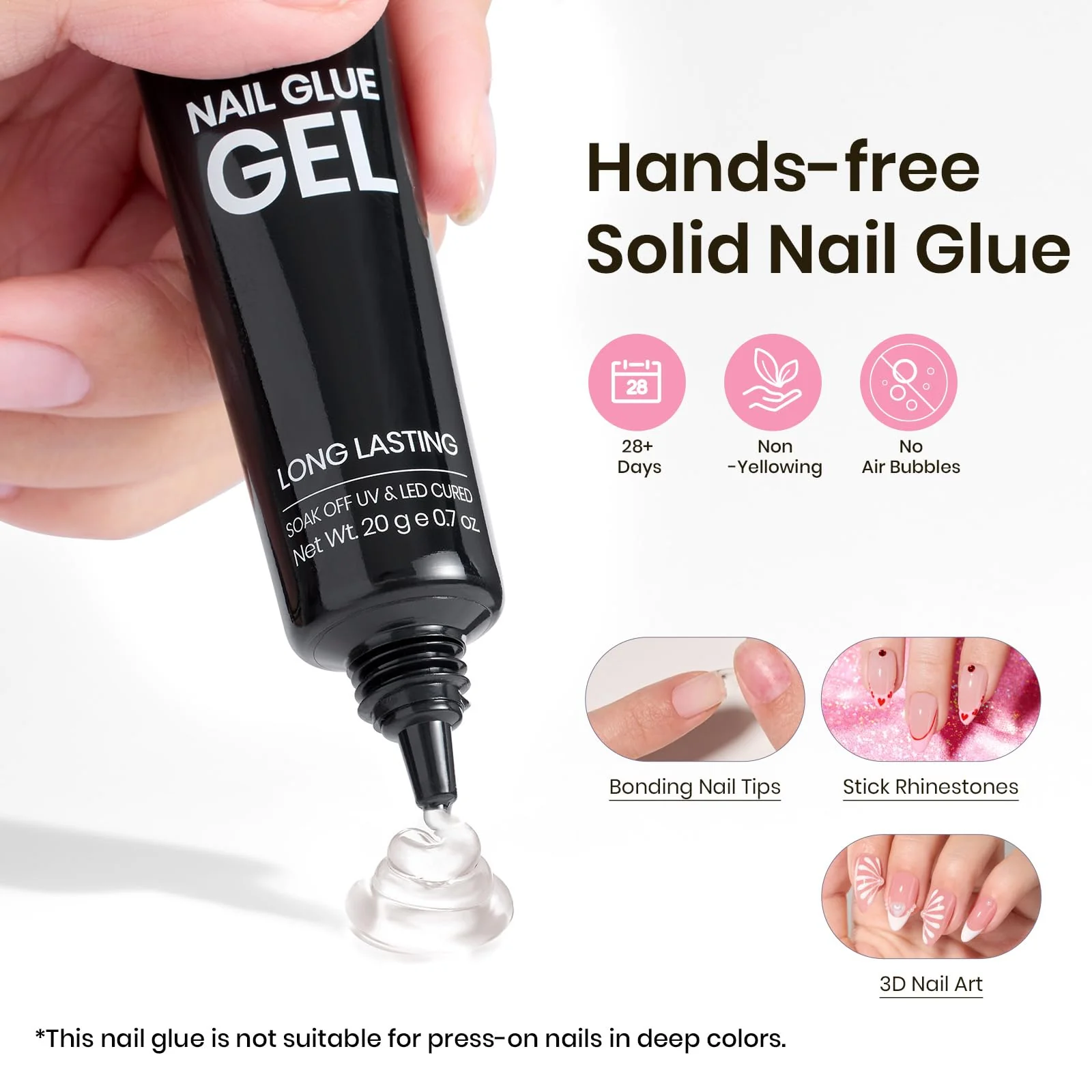 Tipex Medium Almond Half Matte Nail Tips Kit |224pcs - Image 6