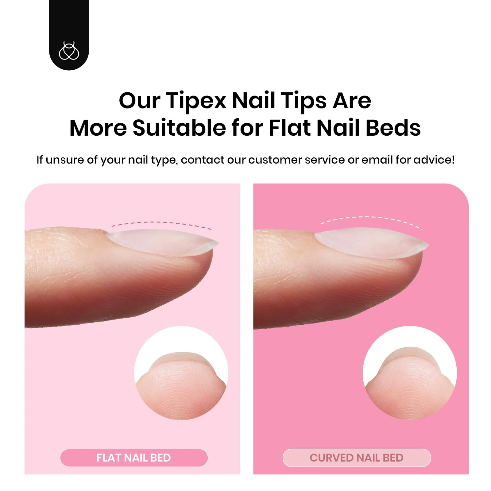 Tipex Medium Almond Half Matte Nail Tips Kit |224pcs - Image 8
