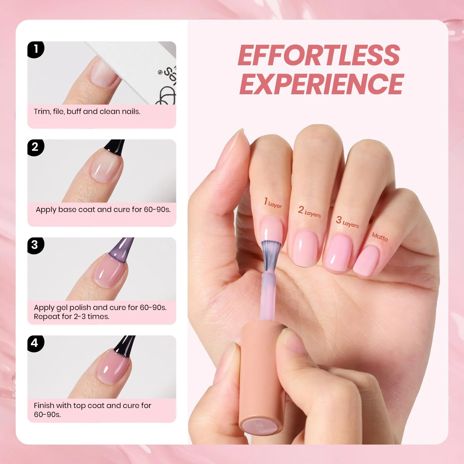 Whispers of Love | 6 Colors Gel Polish Set - Image 5