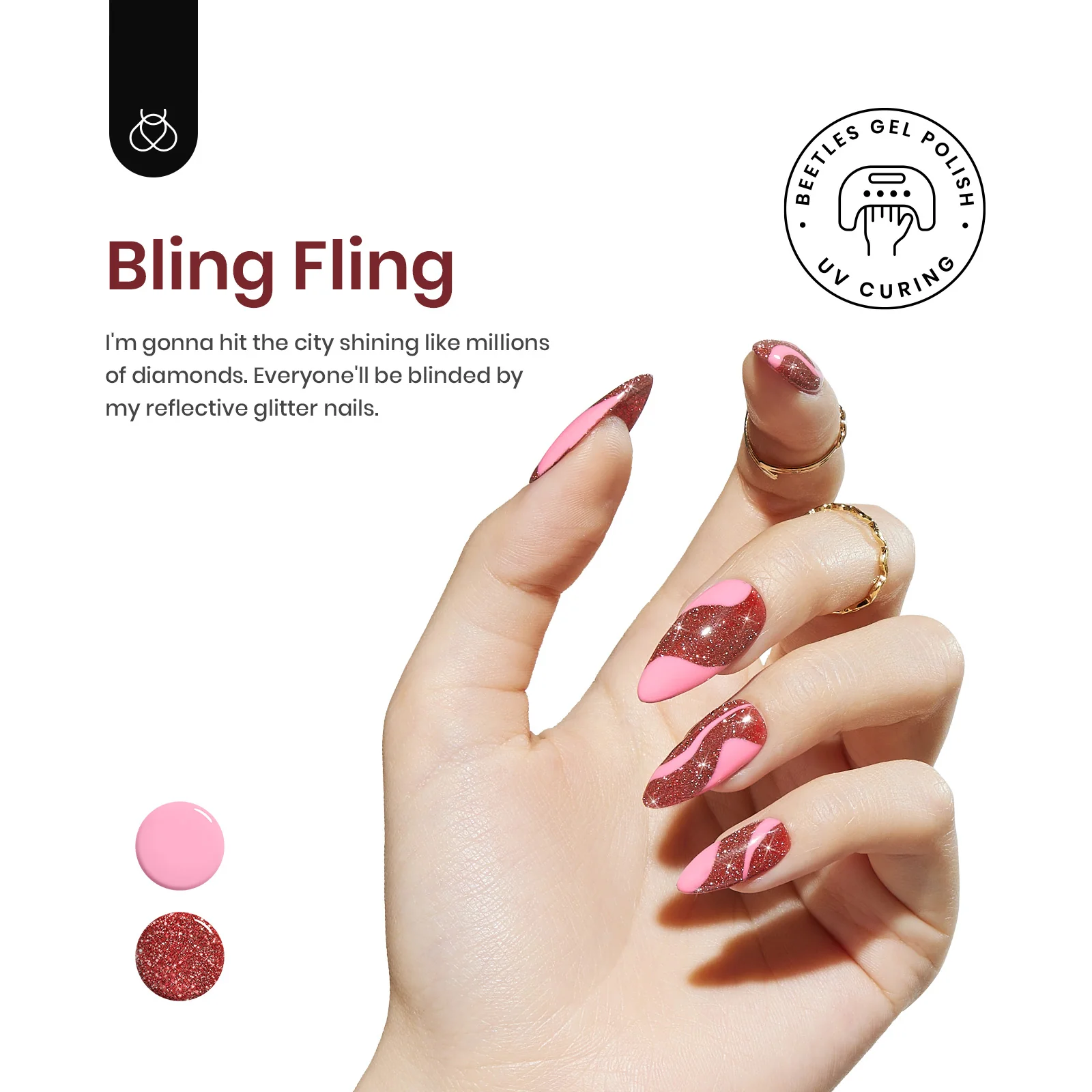 Bling Fling | 6 Colors Gel Polish Set - Image 3