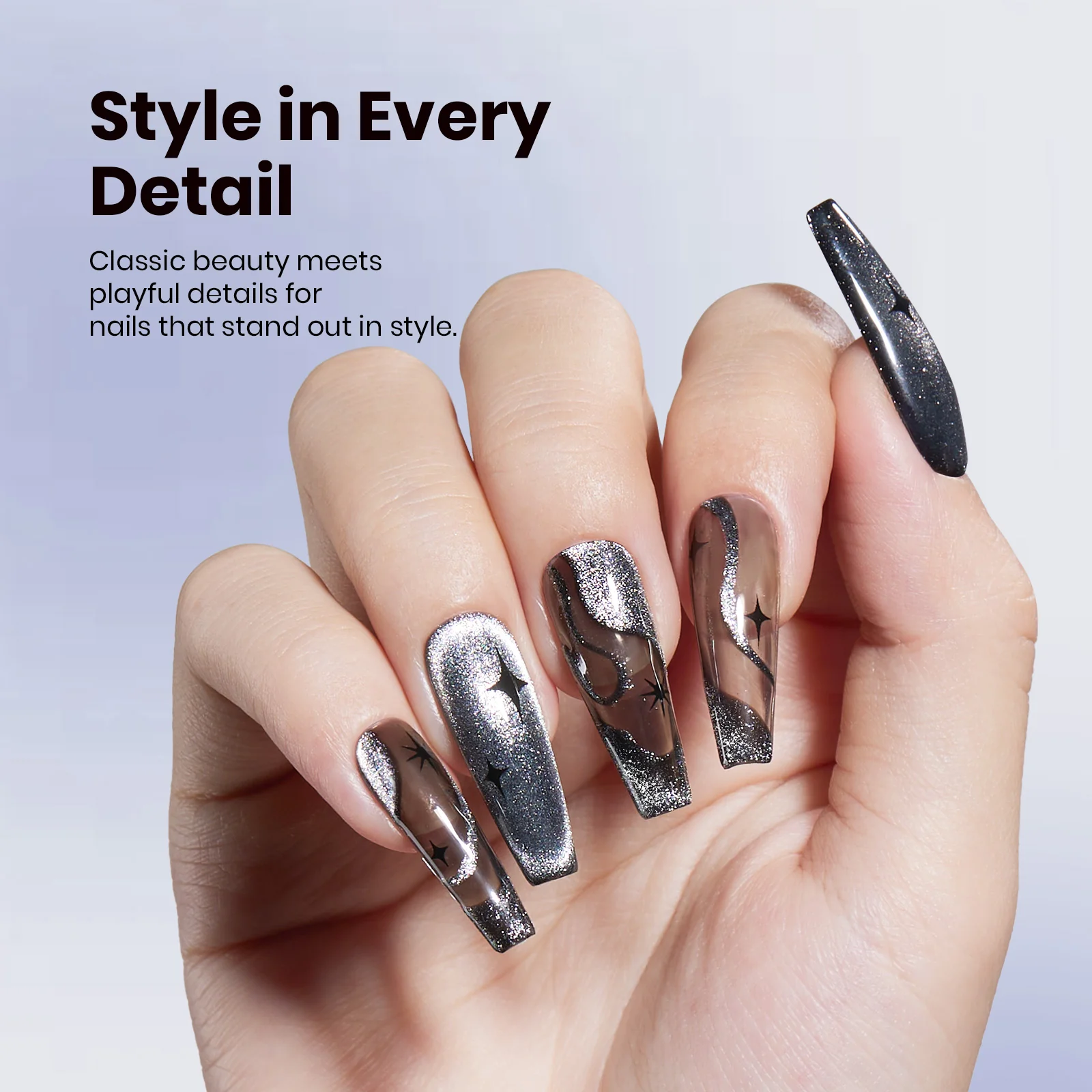 Beetles Stay Shining Gel Polish Frosted Glow-15ml of Soft Light - Image 6