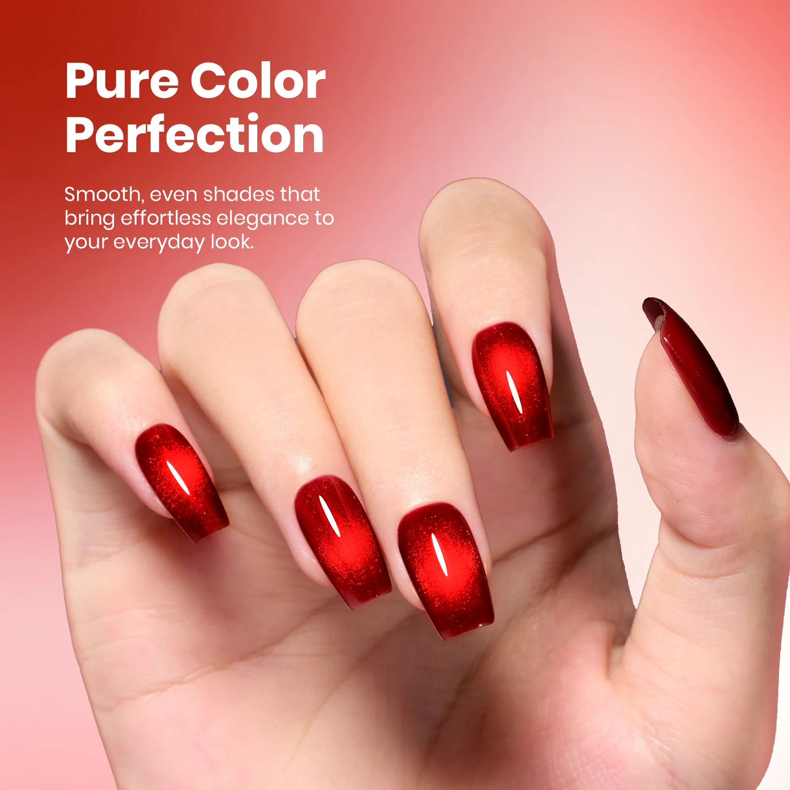 Beetles Stay Shining Gel Polish Ruby Radiance-15ml of Luxury Glow - Image 3