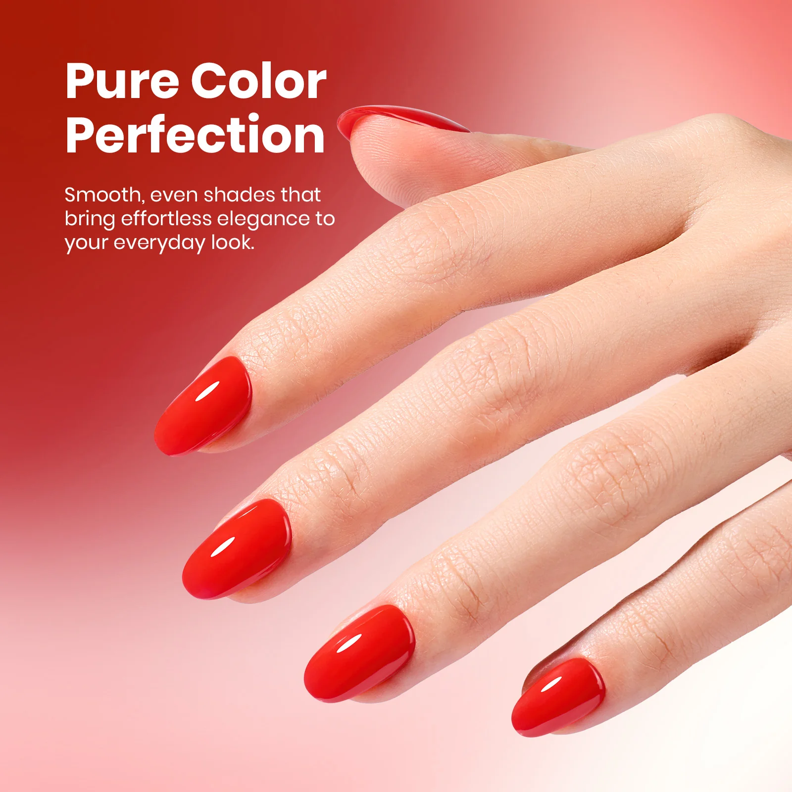 Beetles Stay Shining Gel Polish Cinematic Red - 15ml of Vivid Pulse - Image 3