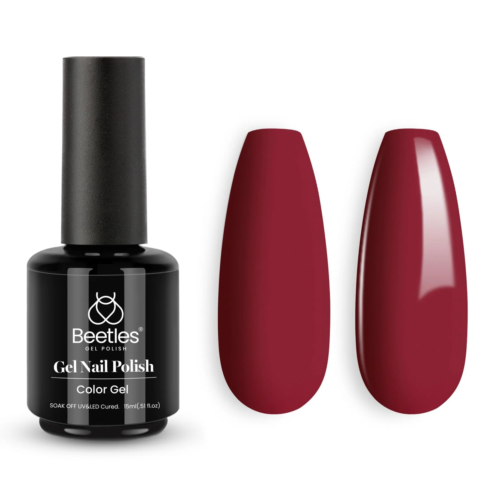Burgundy Dahlia #c890 |15ml Gel Polish - Image 8