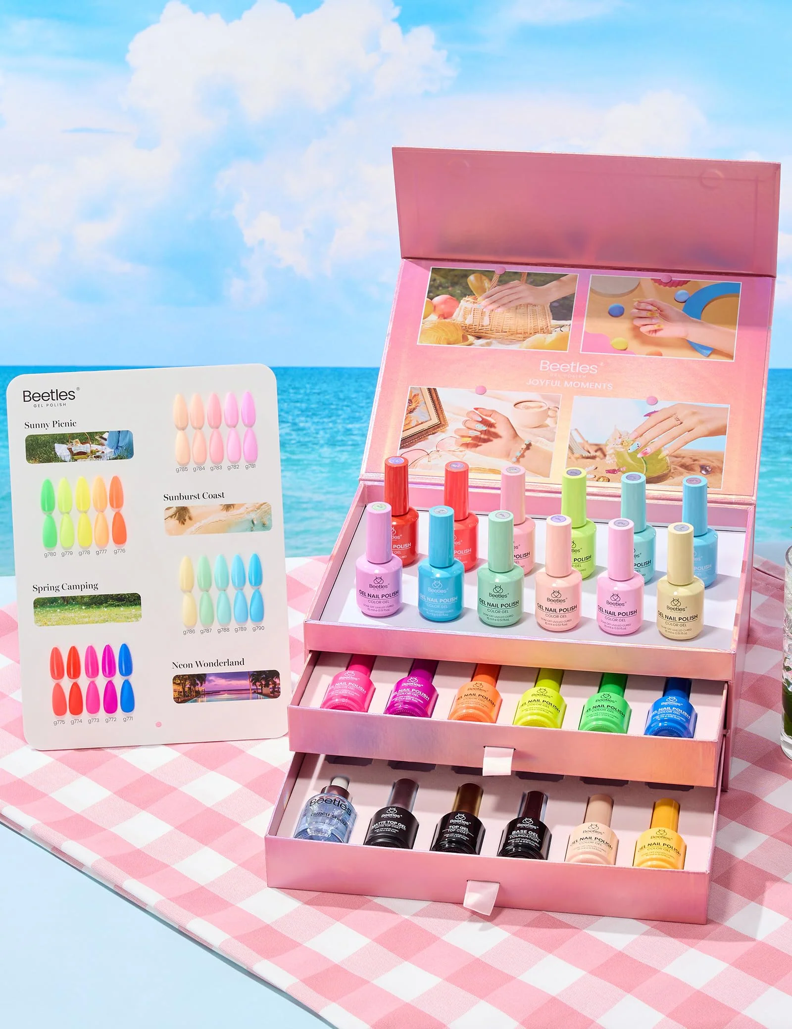 Candy Electric Collection 20 Colors Summer Nails Neon Gel Polish Set 15ML