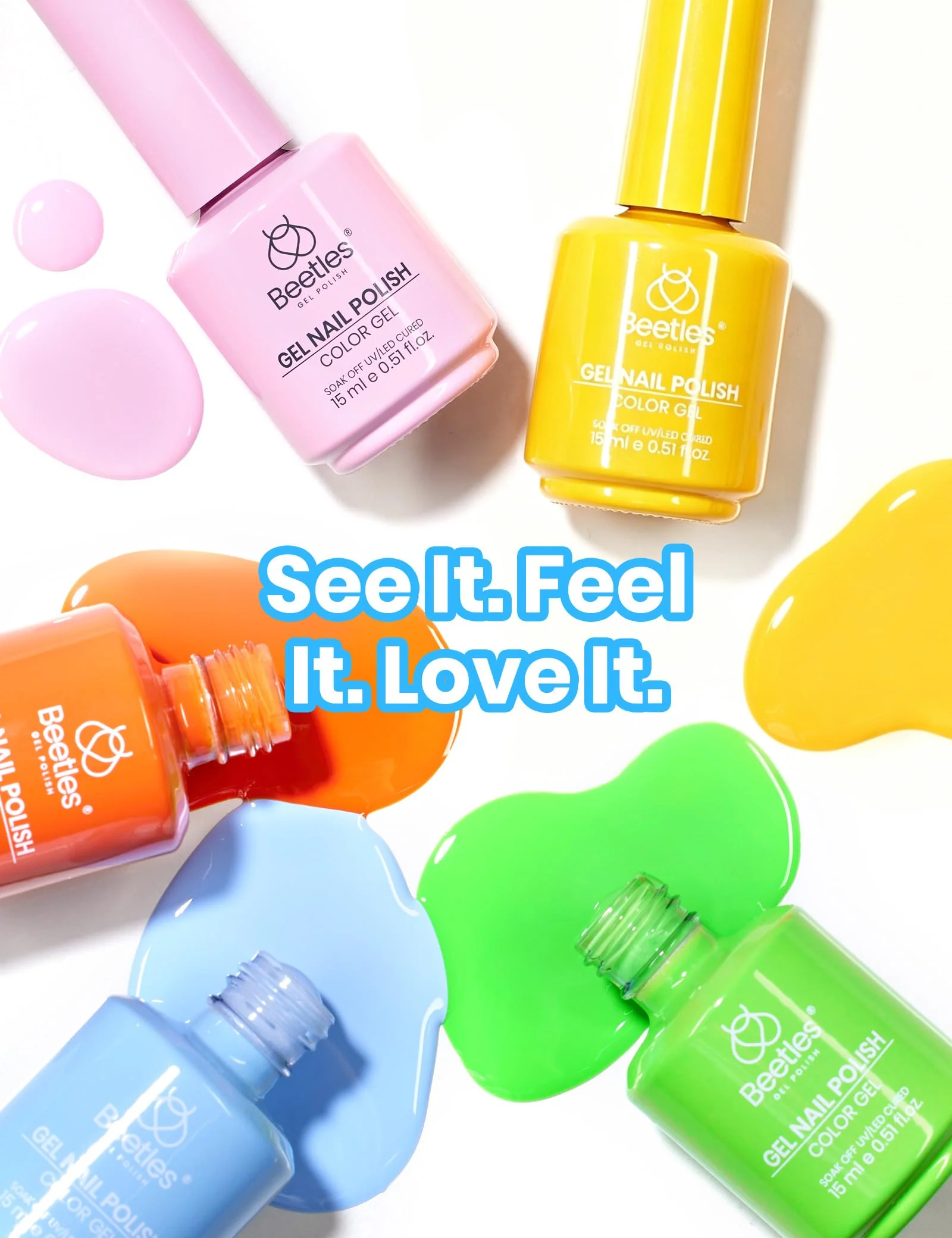 Candy Electric Collection 20 Colors Summer Nails Neon Gel Polish Set 15ML - Image 3