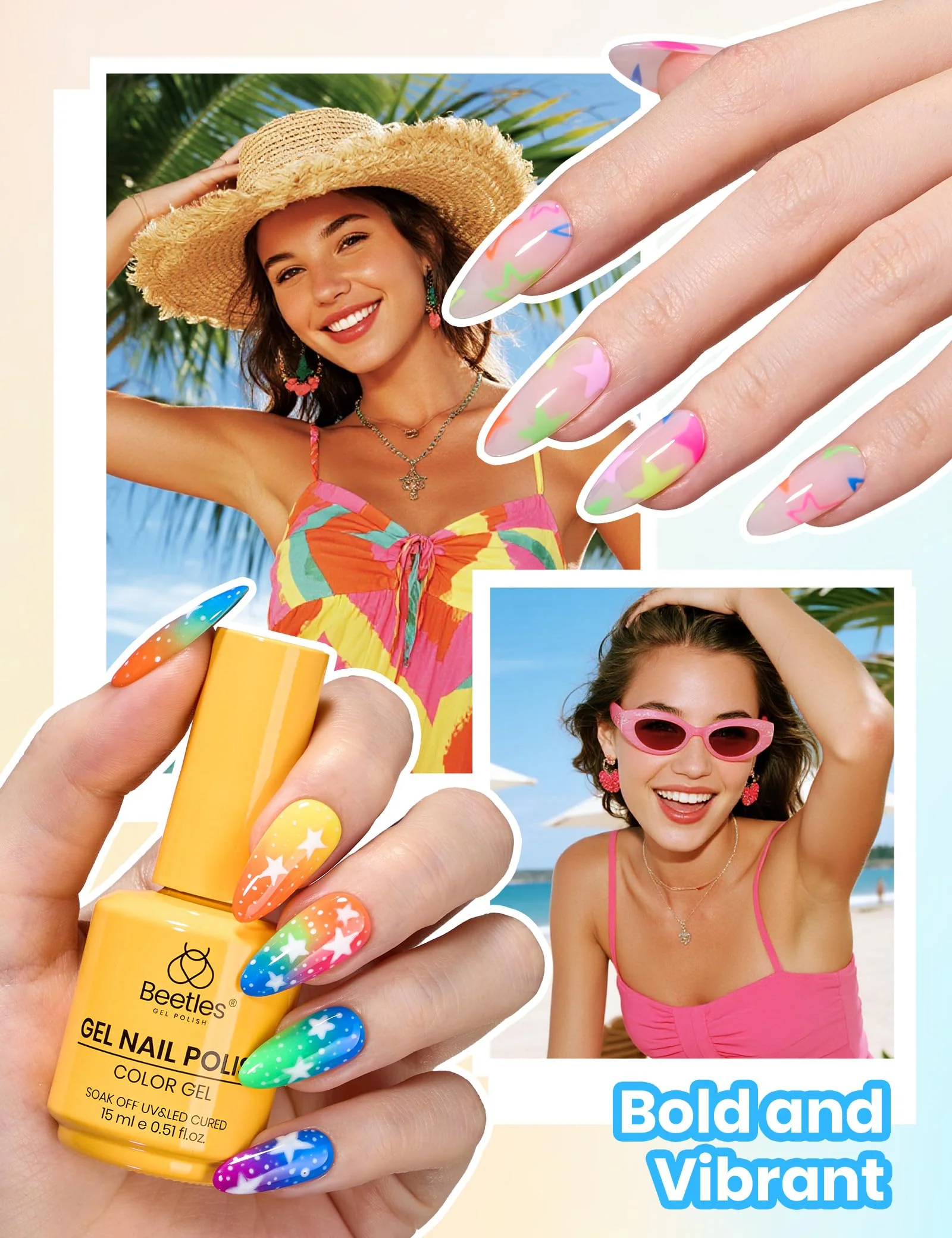 Candy Electric Collection 20 Colors Summer Nails Neon Gel Polish Set 15ML - Image 6