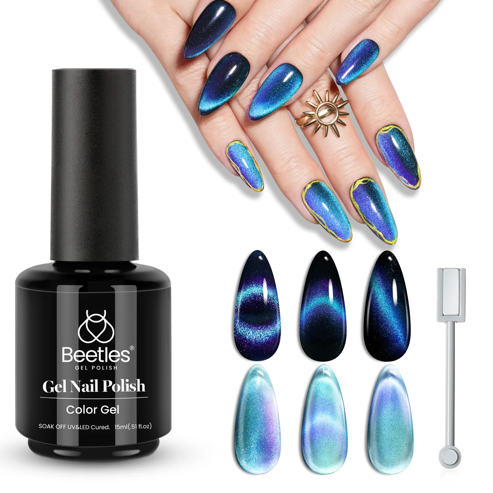 Cat Eye |15ml  Nail Gel Polish Cat Eye Nails - Image 7