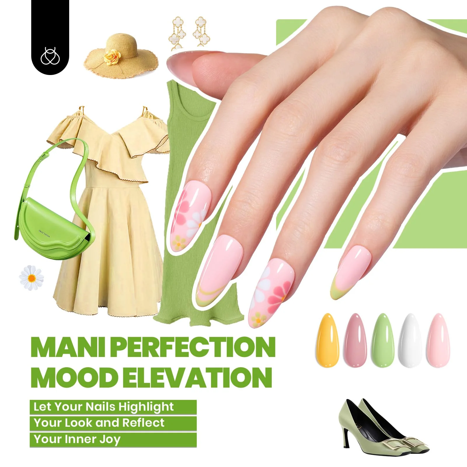 Beetles Gel Nail Starter Kit Outfit Glitter Red Classic Blue Manicure 35 Colors Summer Nails All-in-One Mani Kit - Image 6
