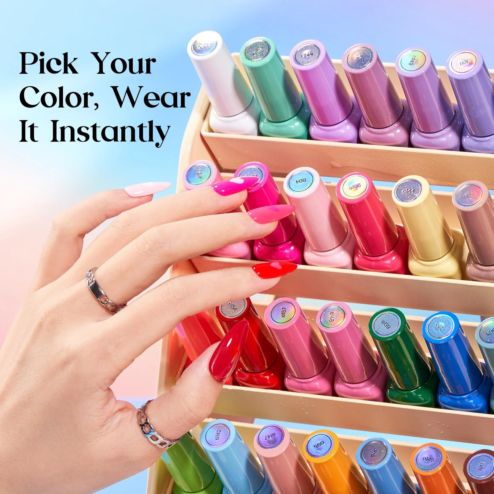 Beetles Gel Nail Starter Kit Color Sonata 36 Color All-Season All-in-One Mani Kit - Image 3