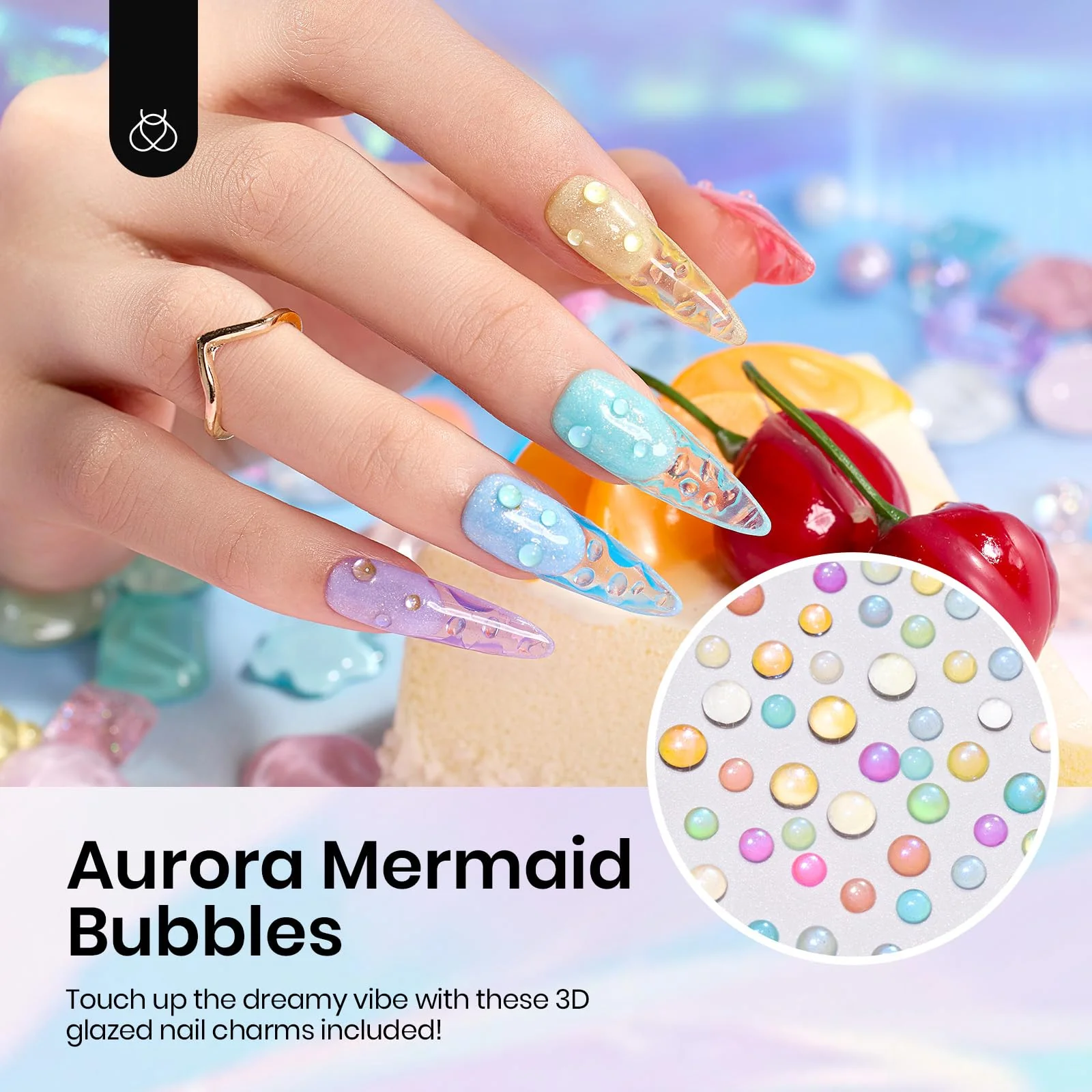 Crystal Candy | Beetles Pastel  6 Colors Jelly Gel Polish Set Summer Nails - Image 4