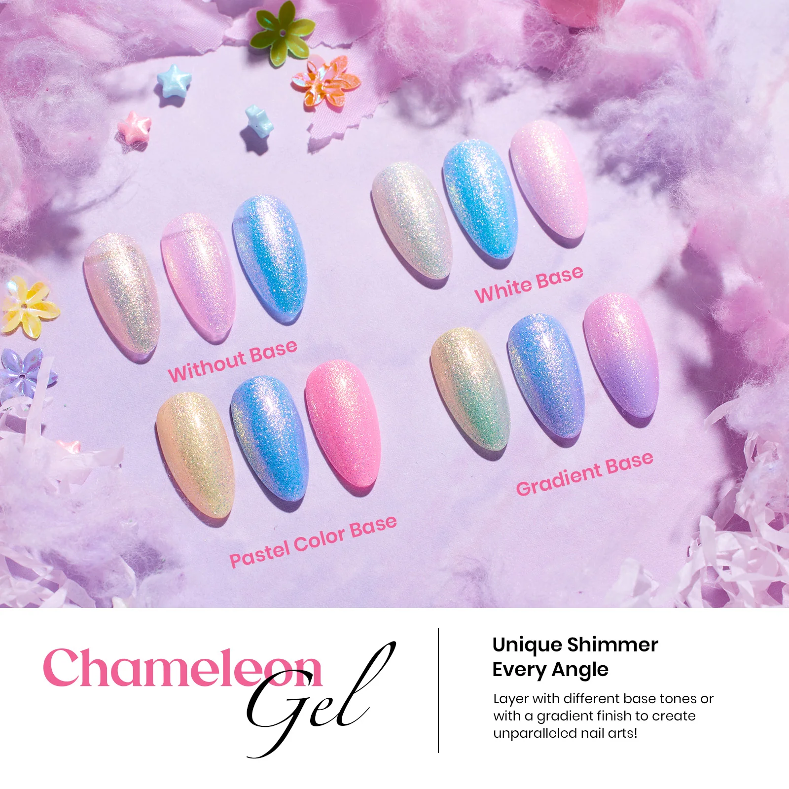 Dreamland Unicorn Nails - 20 Colors Pearl Shell Gel Nail Polish Set - Image 4