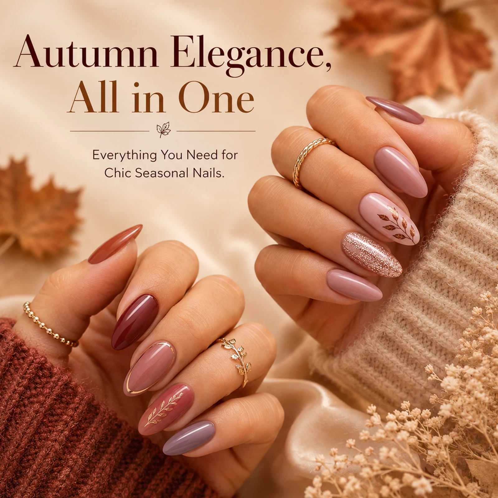 (Each 15ml) Harvest Glow - Beetles 24 Colors Autumn Winter Nails Gel Polish Set With Display Color Card - Image 5