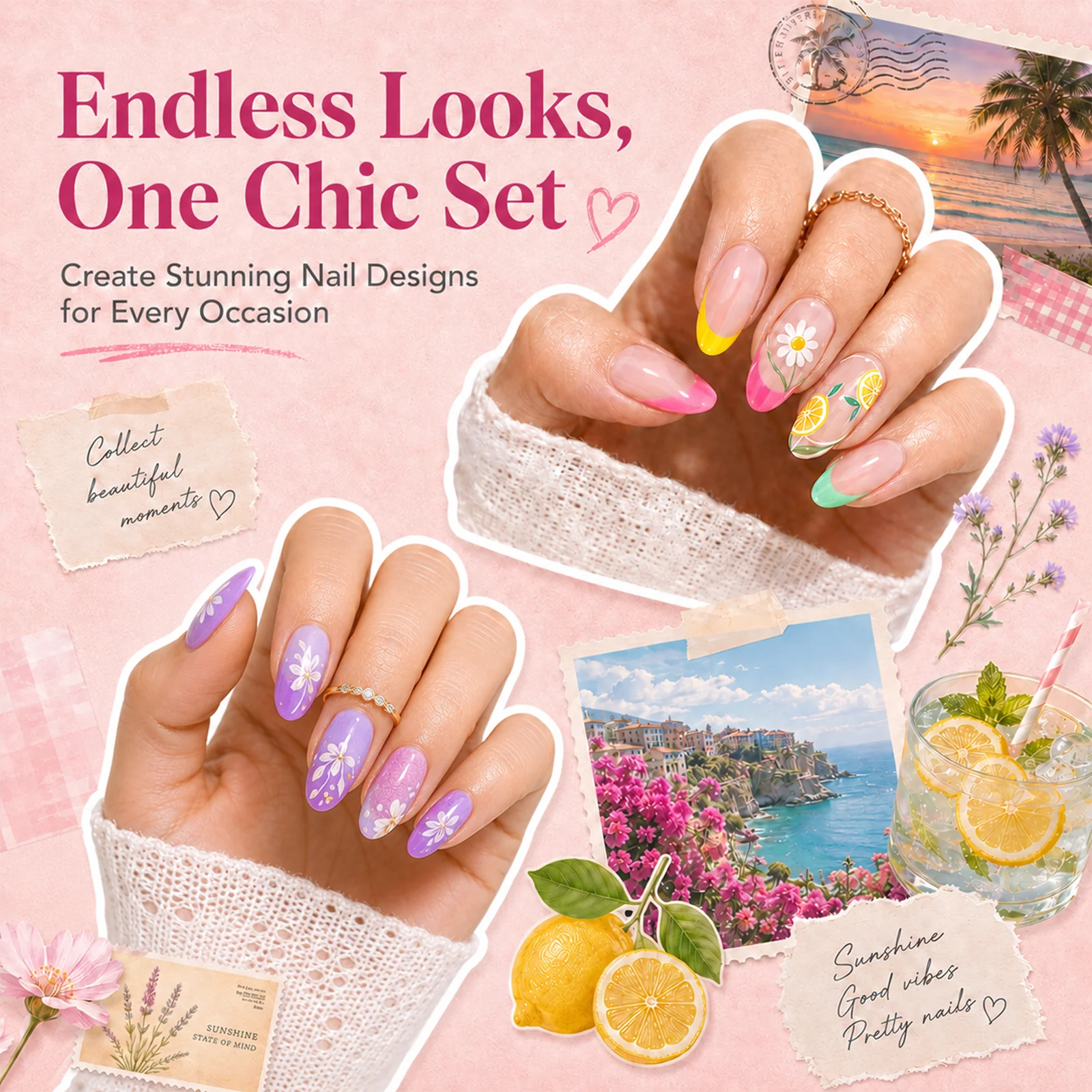 (Each 15ml) Petal Whisper - Beetles 30 Colors HEMA Free Summer Nails Gel Polish Set - Image 4