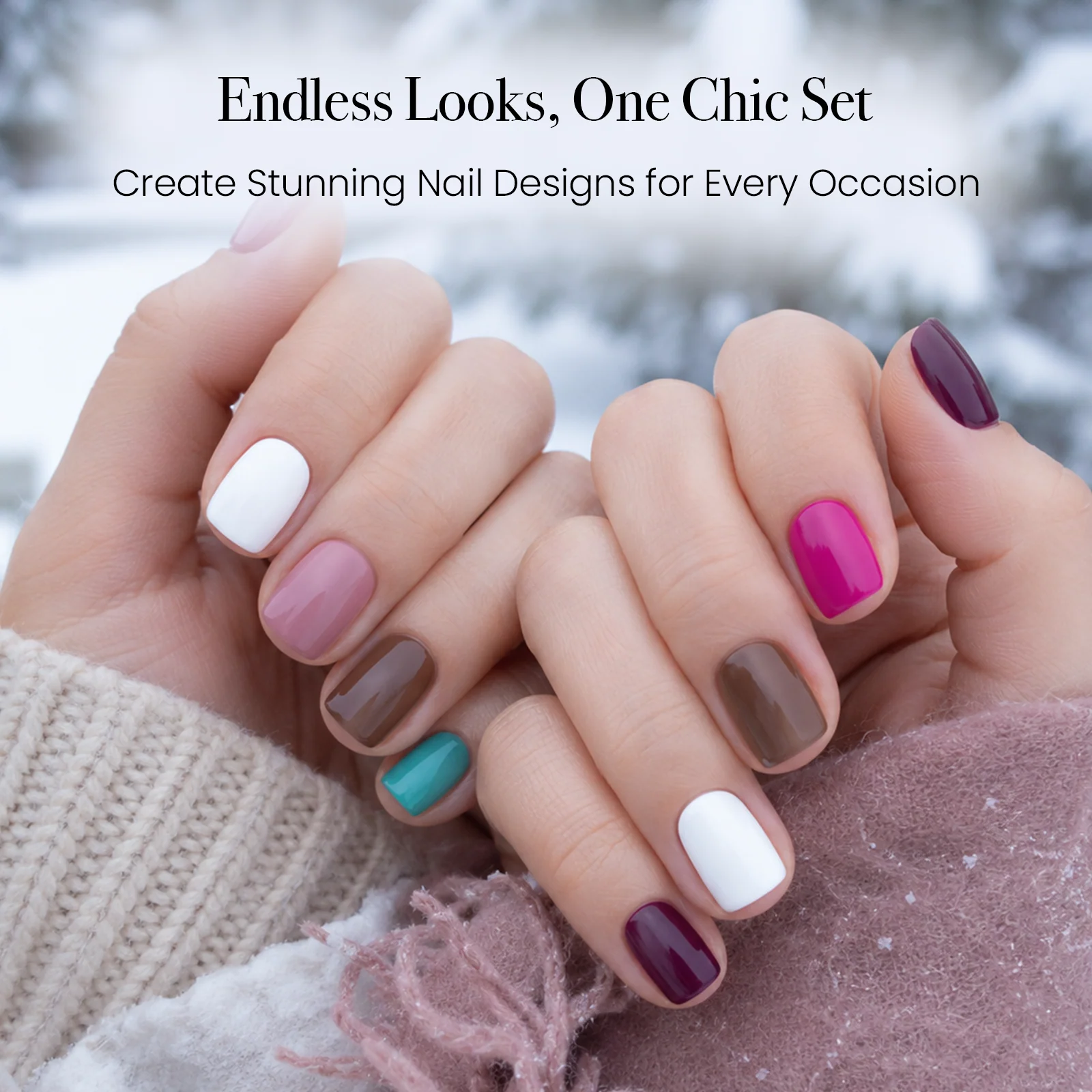 (Each 15ml) Winter Bloom- Beetles 30 Colors HEMA Free Gel Polish Set Autumn Winter Nails - Image 4