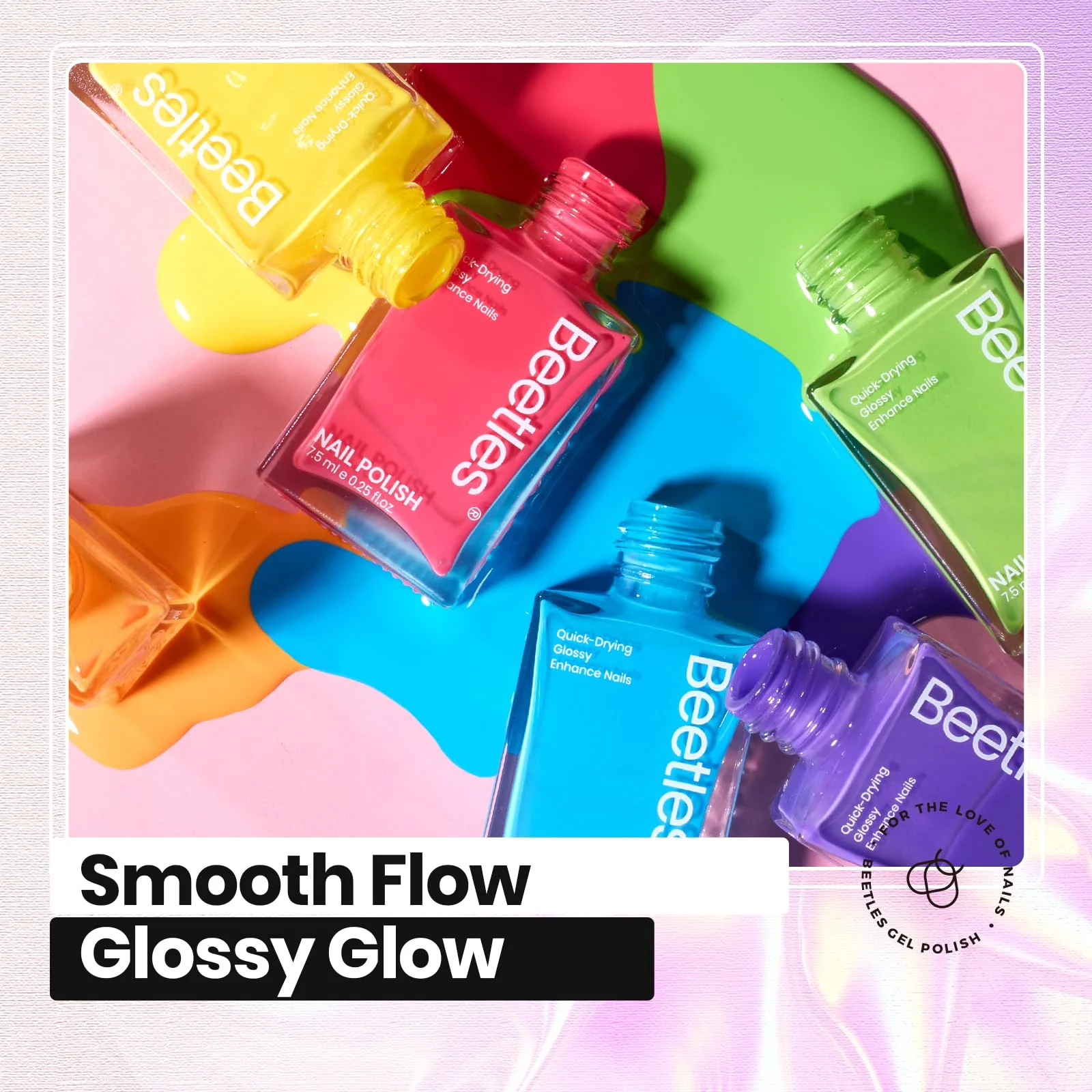 (Each $2.49) Summer Cocktails | 12 Neon Colors Air Dry Nail Polish - Image 6