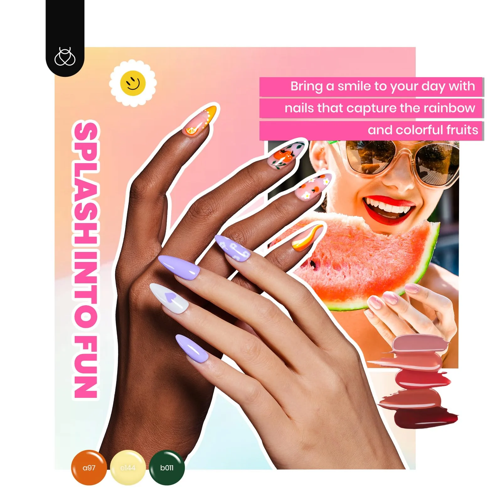 Emotional Spectrum Beauty Kit: 55 Colors Spring Nails Nail Art Gels, Tools, Accessories, Care Essentials, and Eyelashes - Image 6